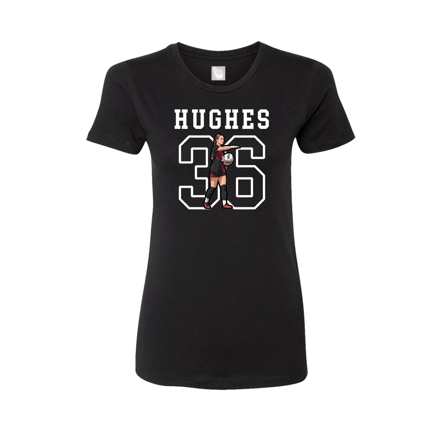 Fitted Women's Tee — Shirsey in Black