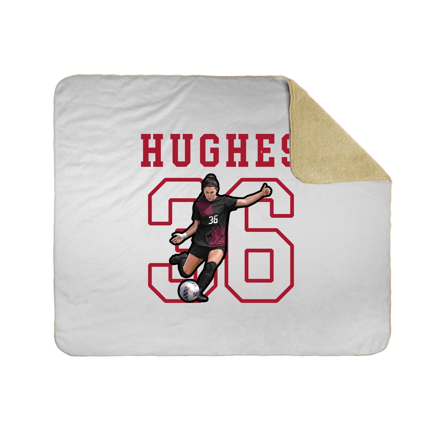 Throw Blanket — Shirsey in White