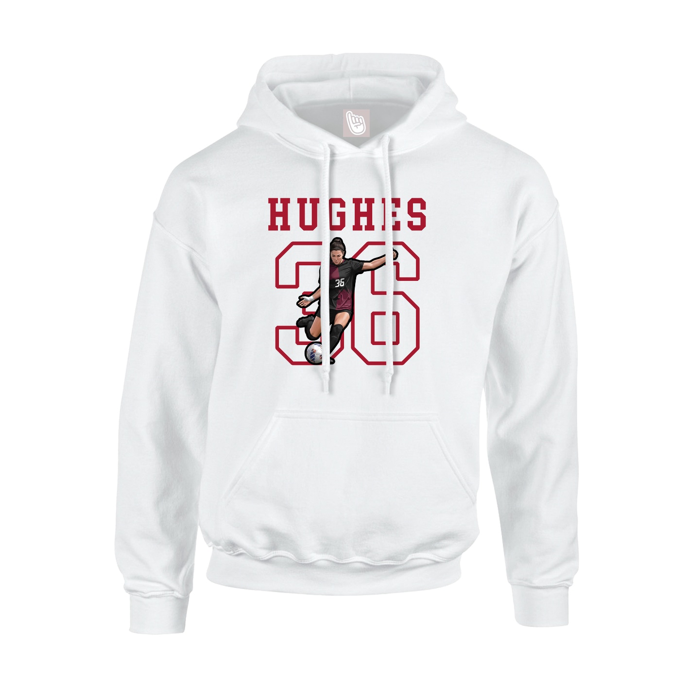 Youth Hoodie — Shirsey in White