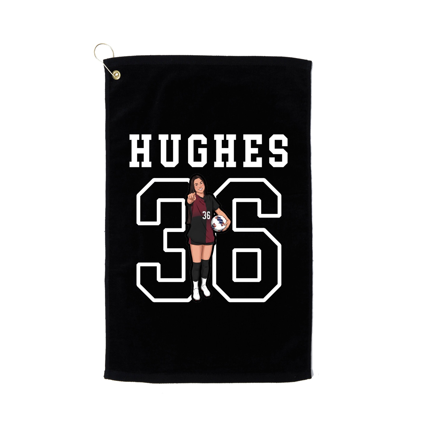 Golf Towel — Shirsey in Black