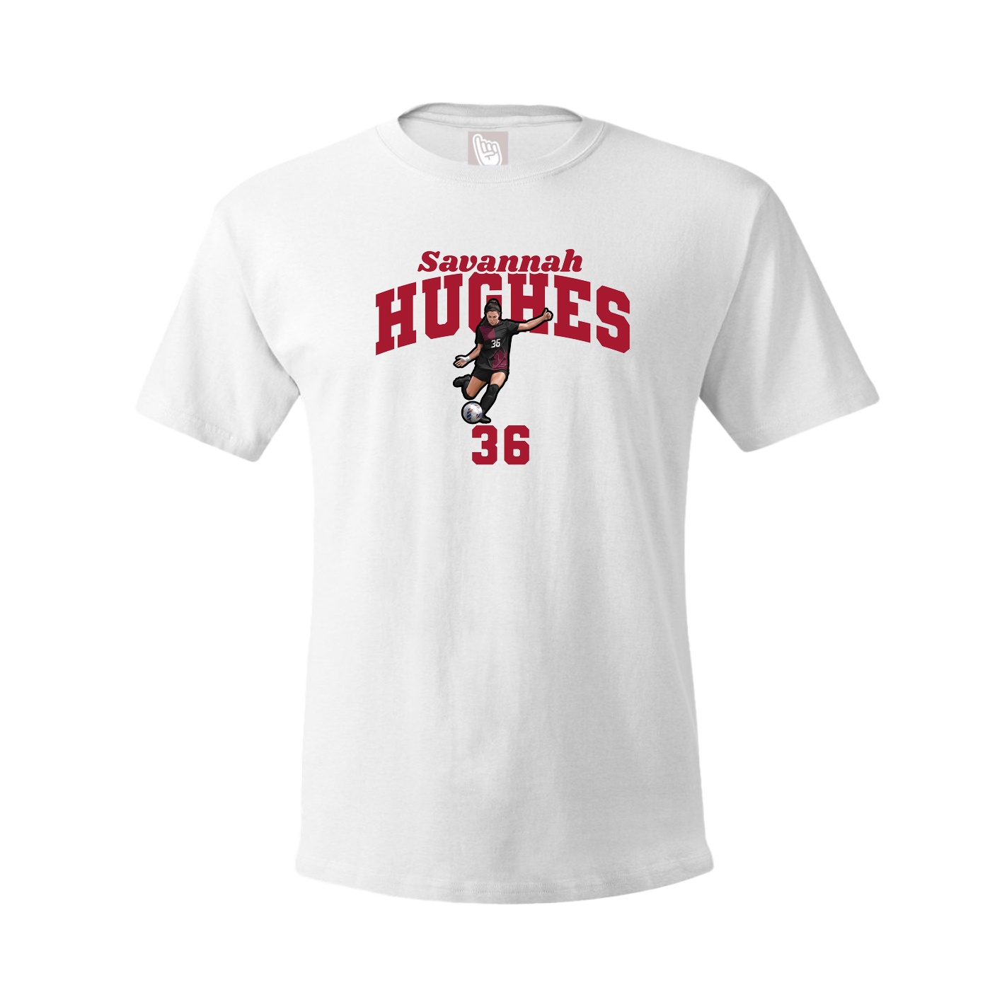 Youth Tee — Signature Arch in White