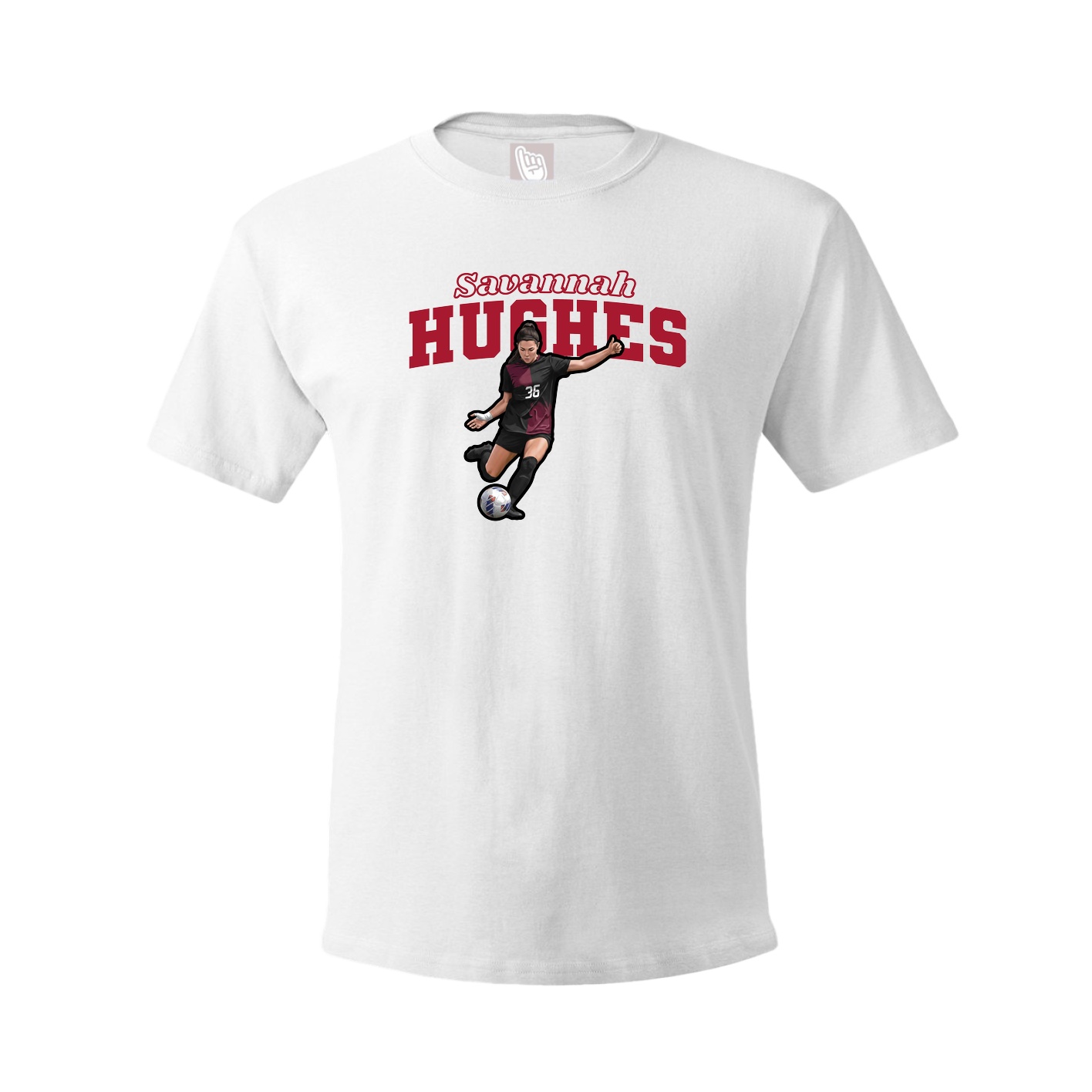 Tee — Name Arch in White