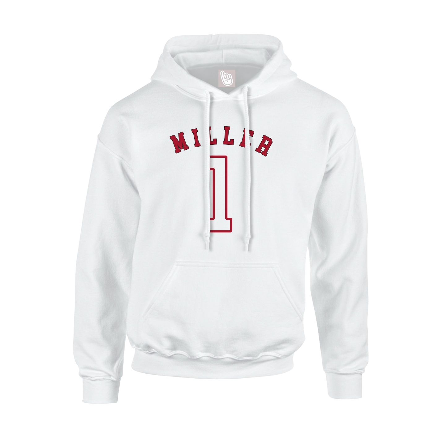 Youth Hoodie — Shirsey Arch in White