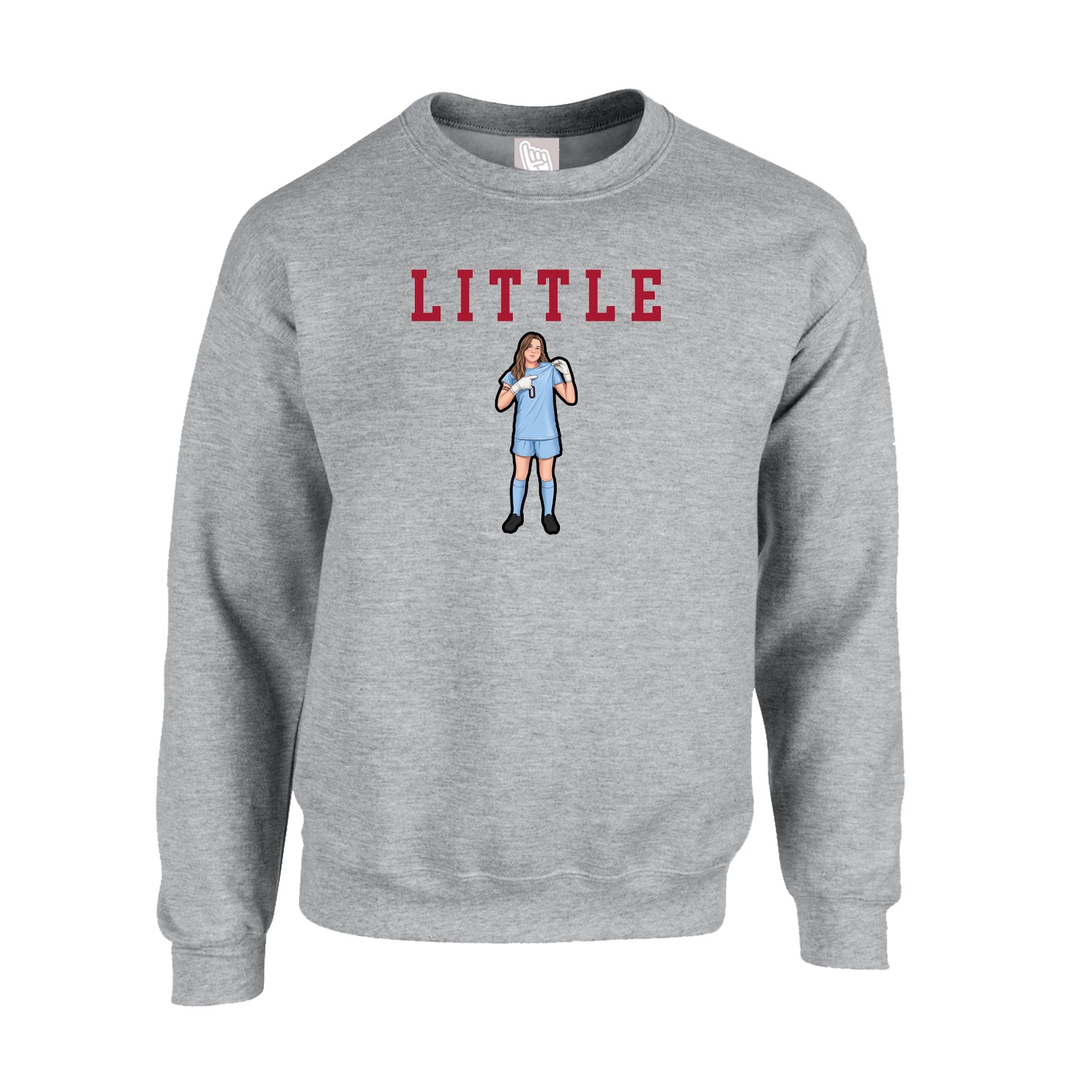 Fleece Crew — Shirsey in Grey