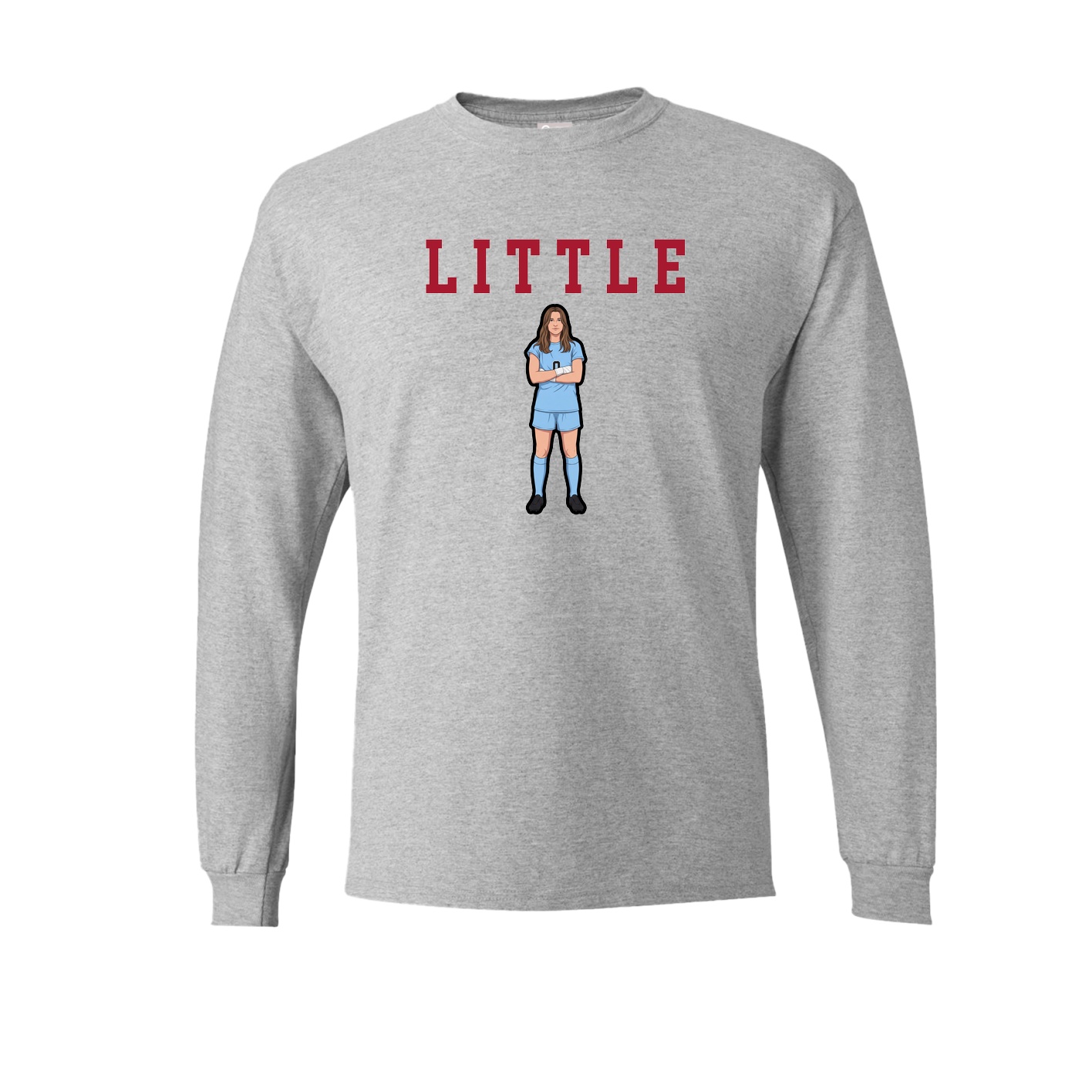 Long Sleeve Tee — Shirsey in Grey