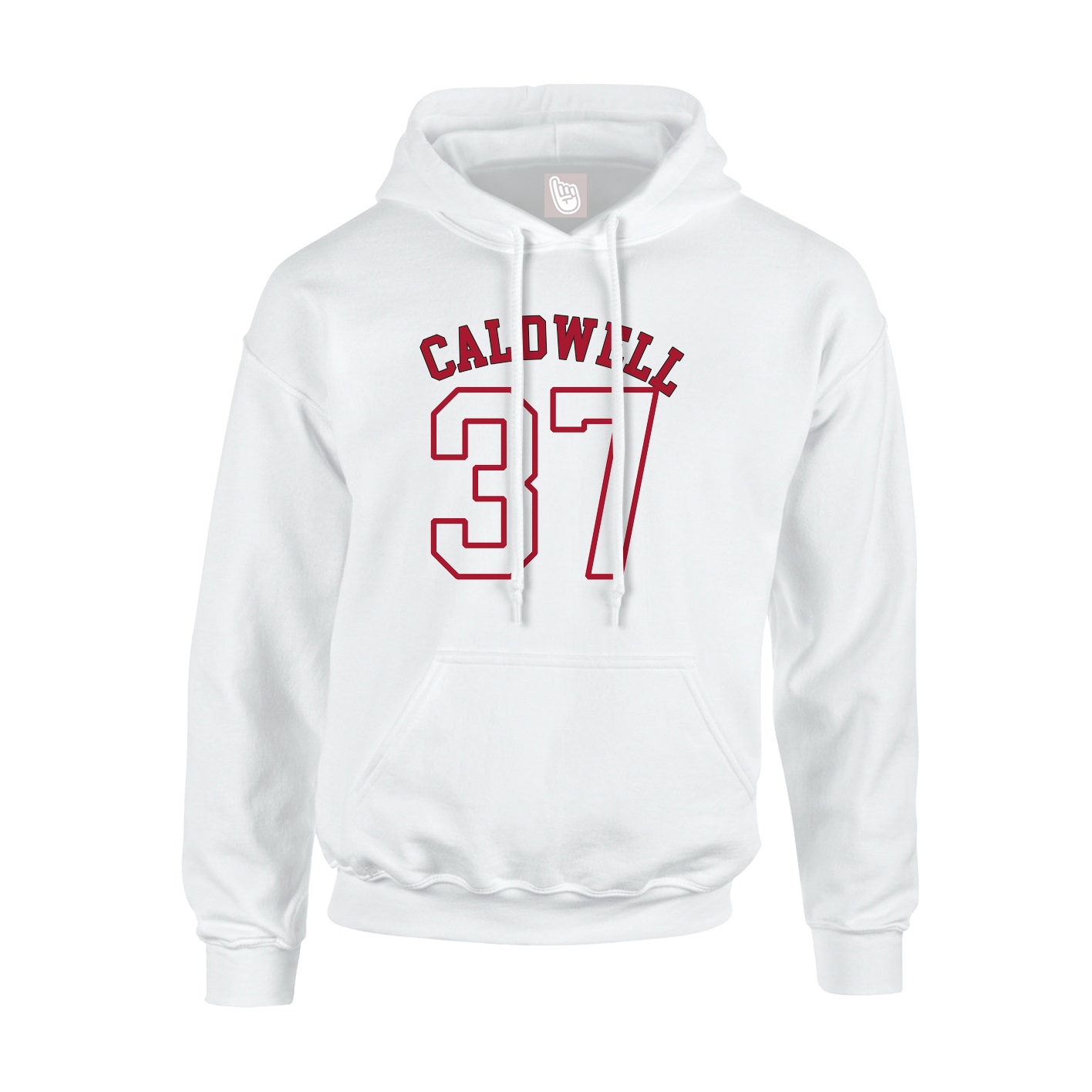 Youth Hoodie — Shirsey Arch in White