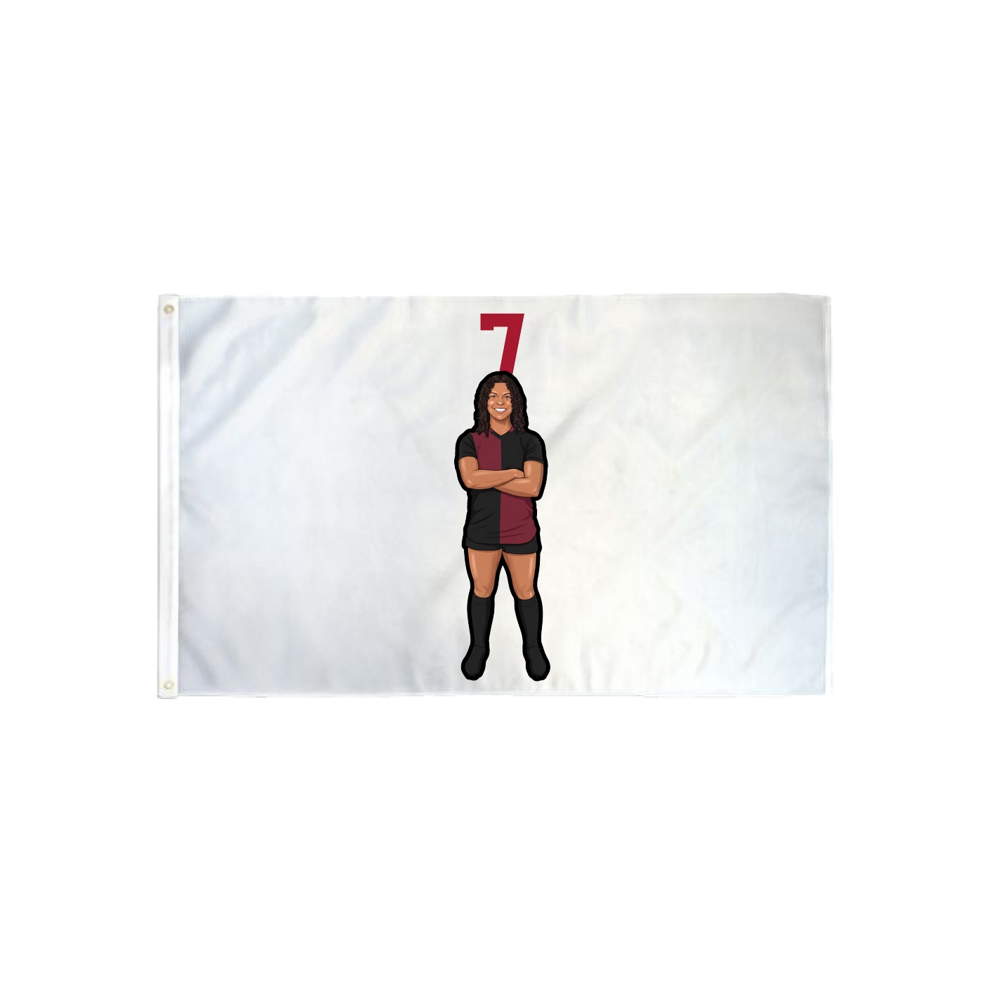 3x5 Flag — Number Top in Classic