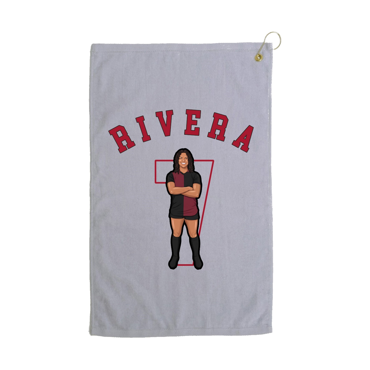 Golf Towel — Shirsey Arch in Grey