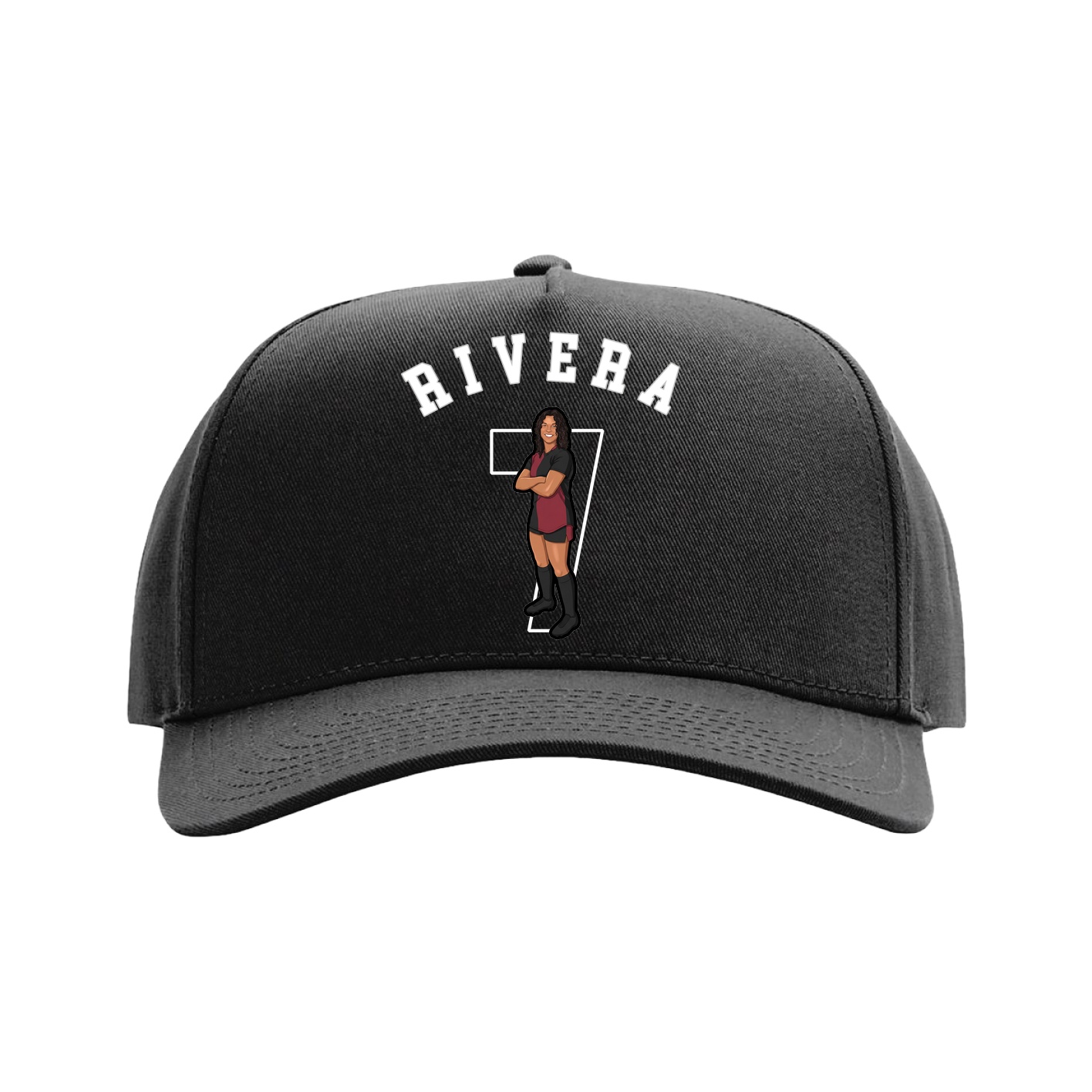 Full Fabric Five-Panel Champ Cap