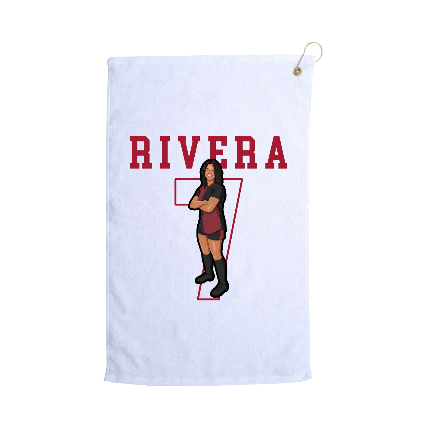 Golf Towel — Shirsey in White