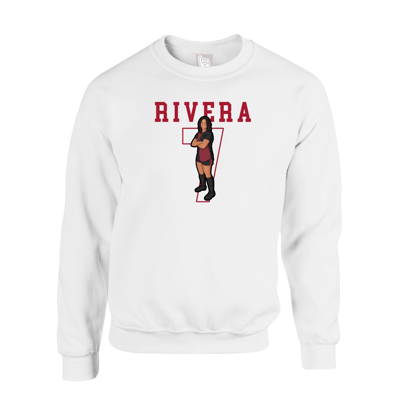 Fleece Crew — Shirsey in White
