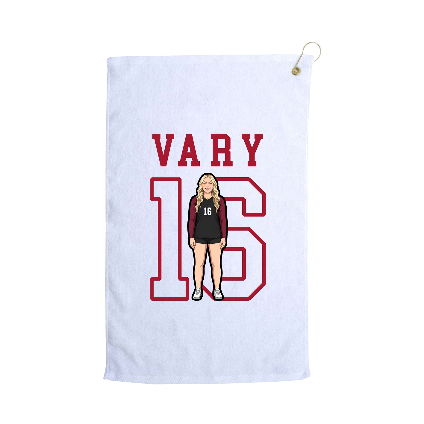 Golf Towel — Shirsey in White