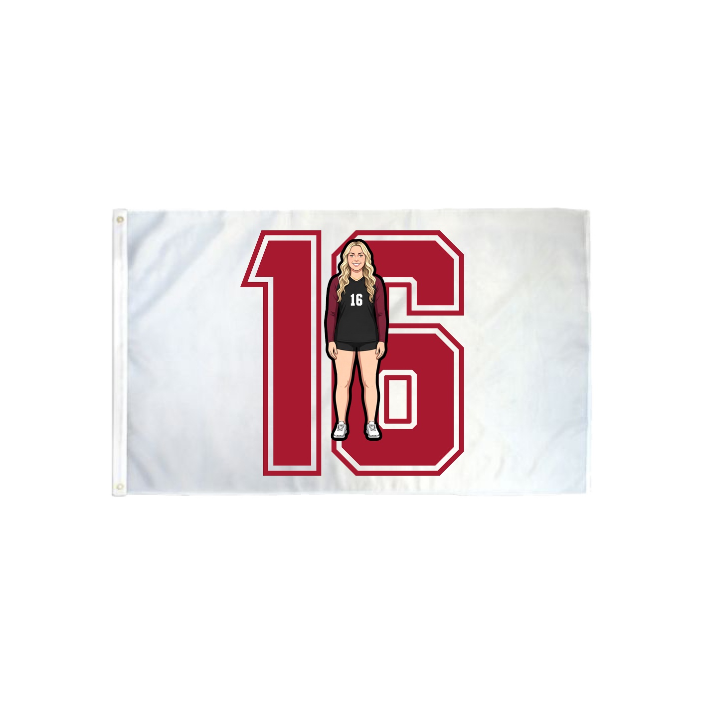 3x5 Flag — Number in Classic
