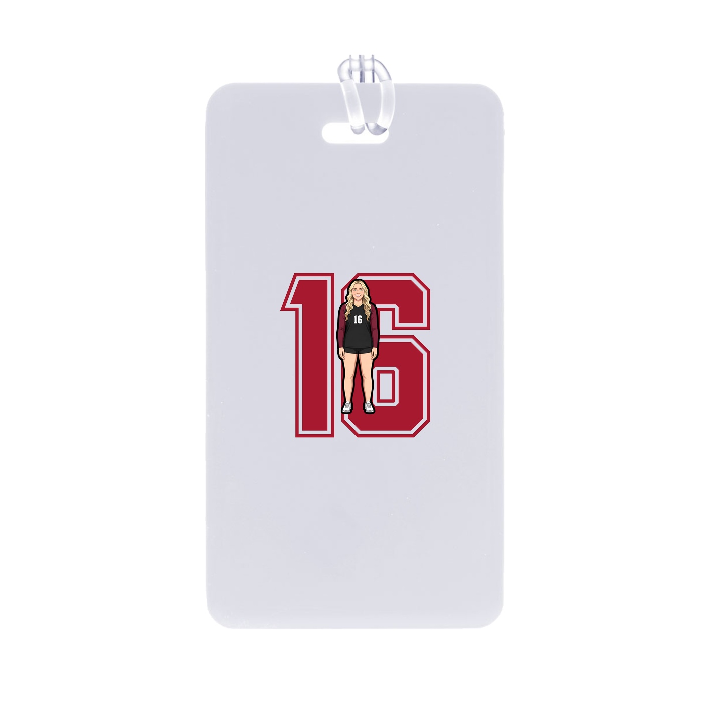 Bag Tag — Number in Classic