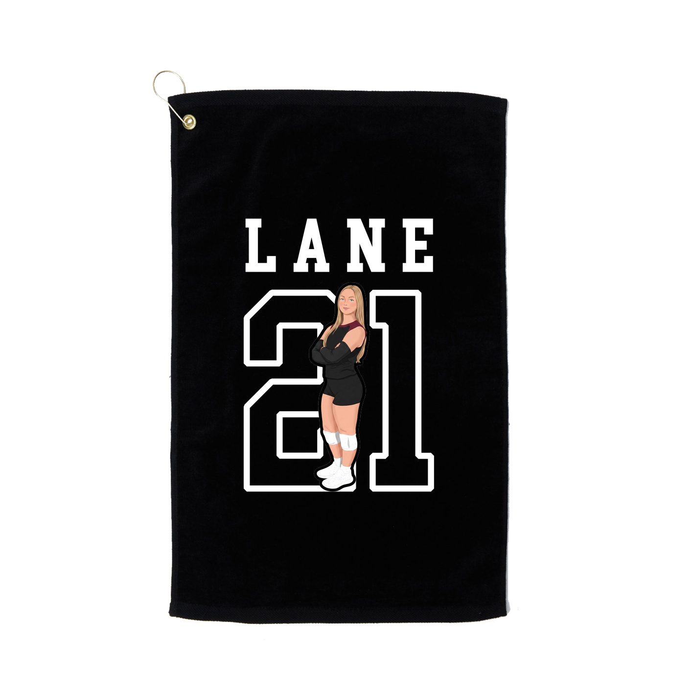 Golf Towel — Shirsey in Black
