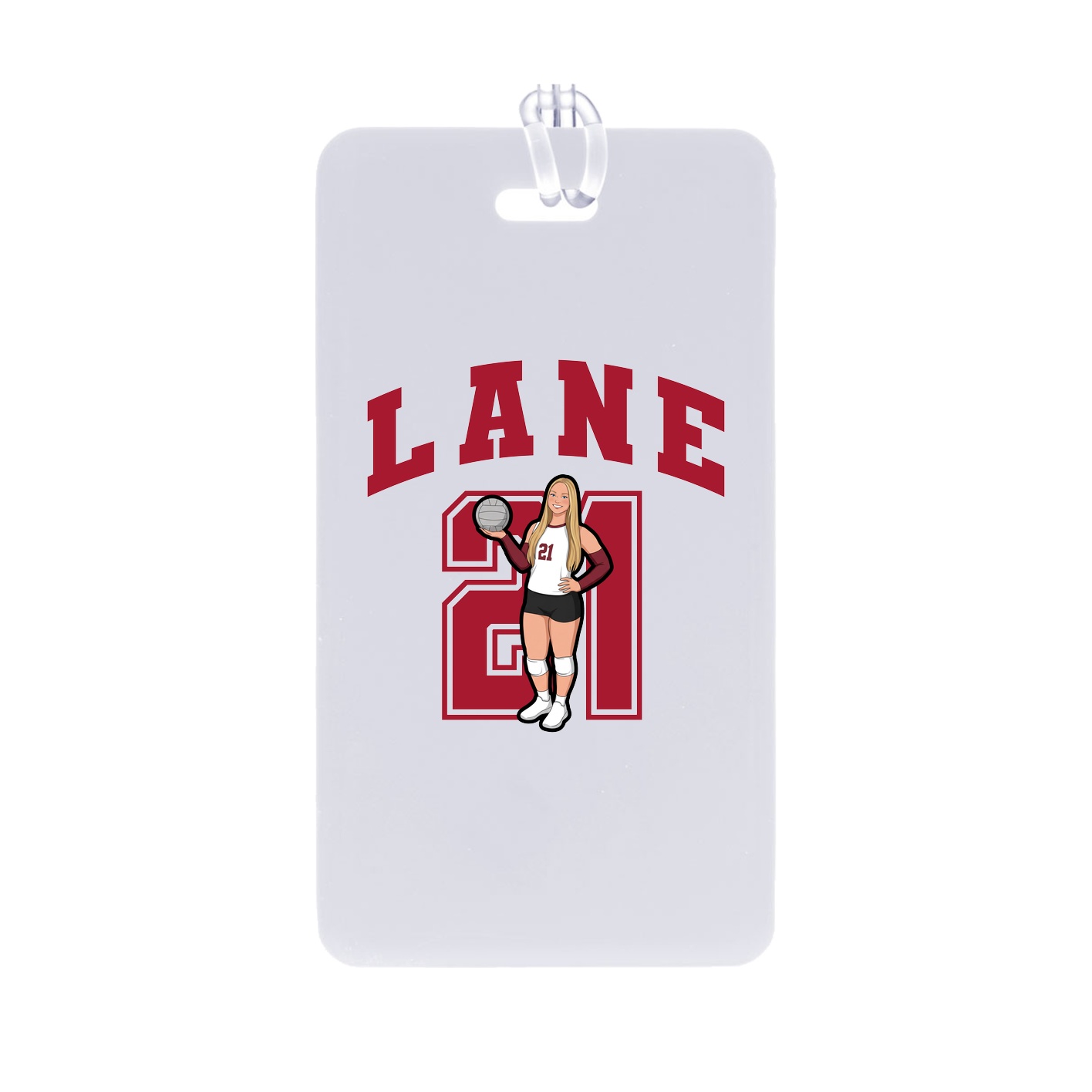 Bag Tag — Number in Classic