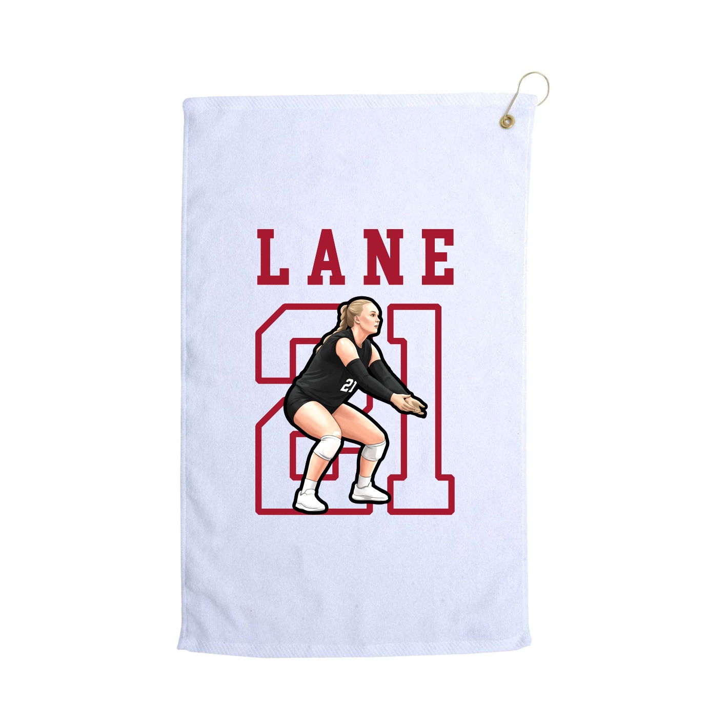 Golf Towel — Shirsey in White