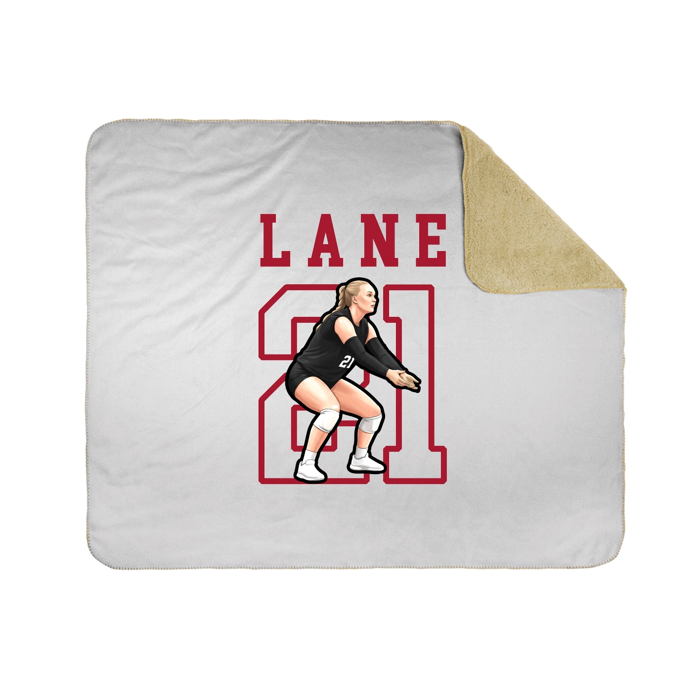 Throw Blanket — Shirsey in White