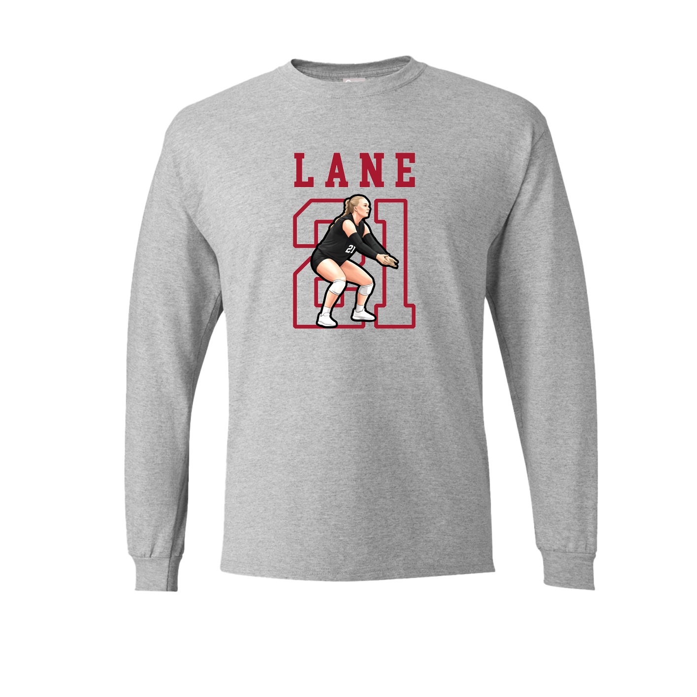 Long Sleeve Tee — Shirsey in Grey