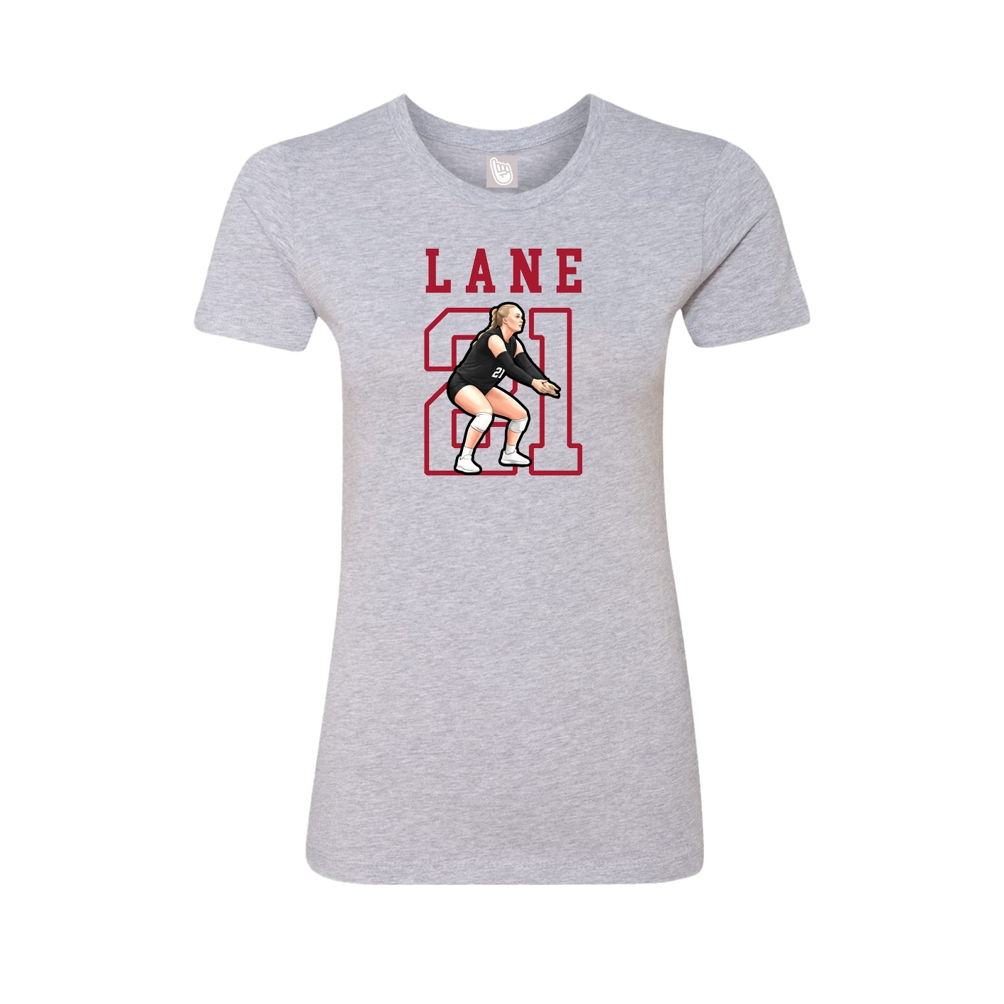 Fitted Women's Tee — Shirsey in Grey