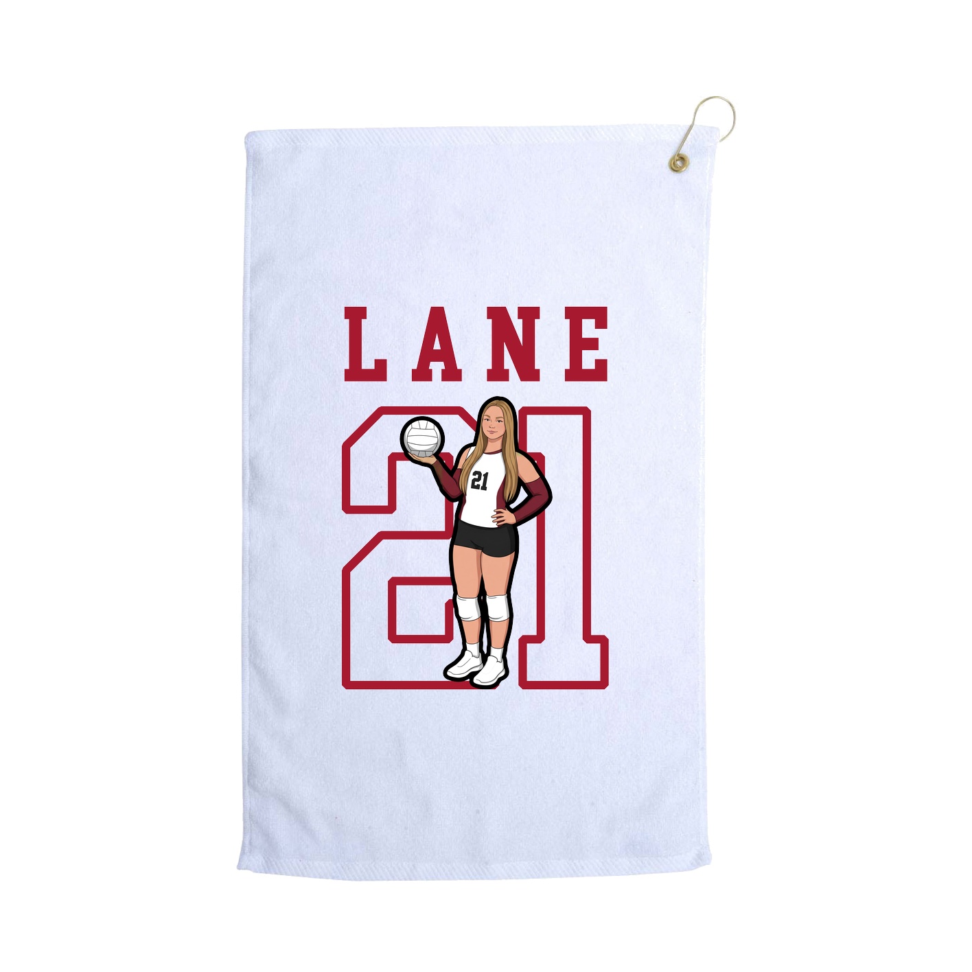 Golf Towel — Shirsey in White