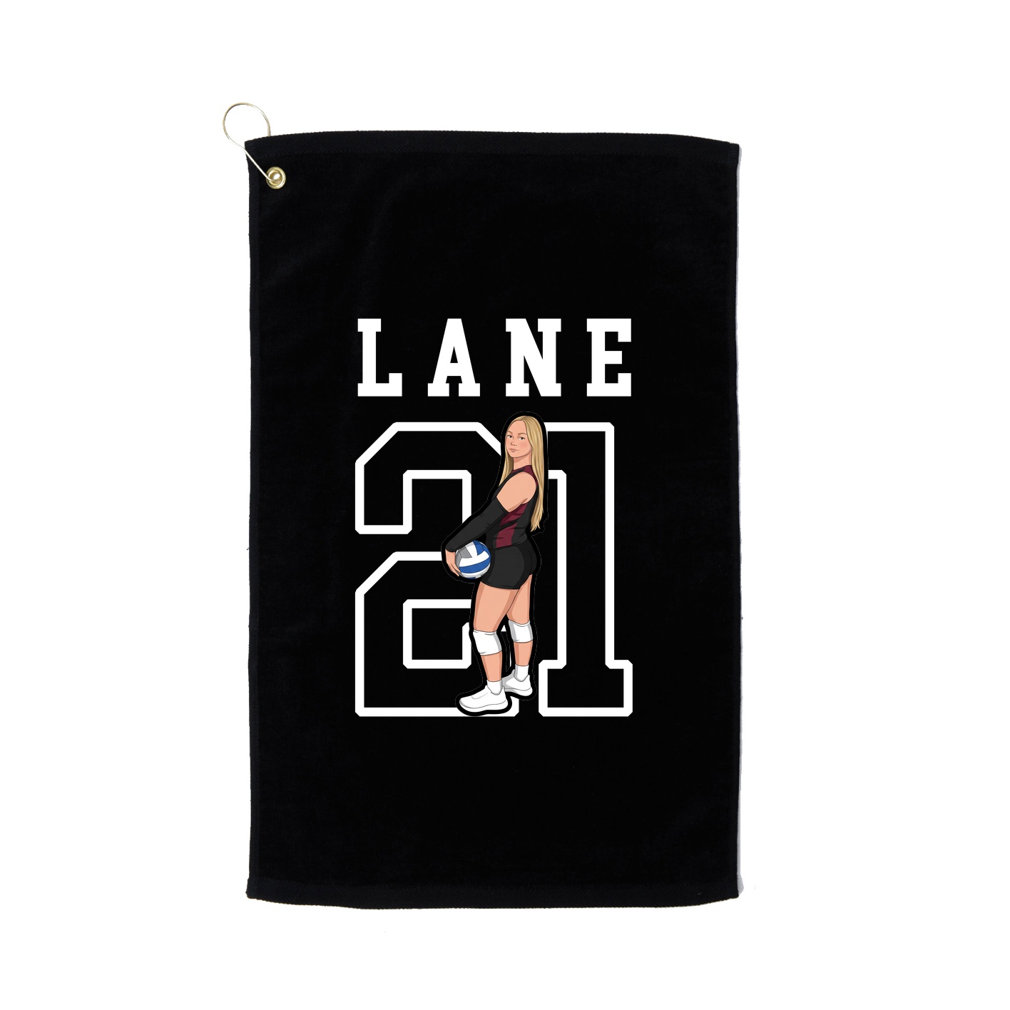 Golf Towel — Shirsey in Black
