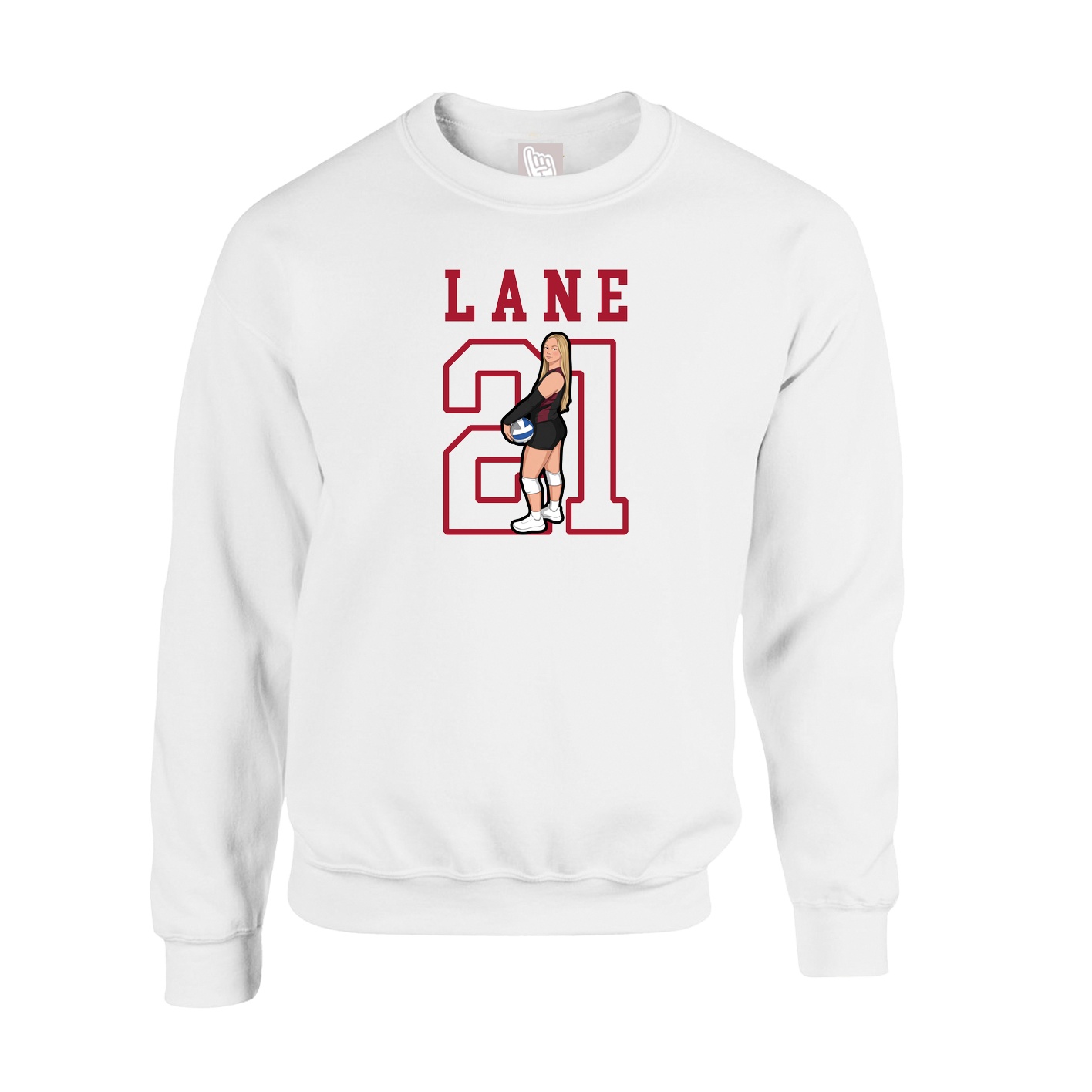Fleece Crew — Shirsey in White