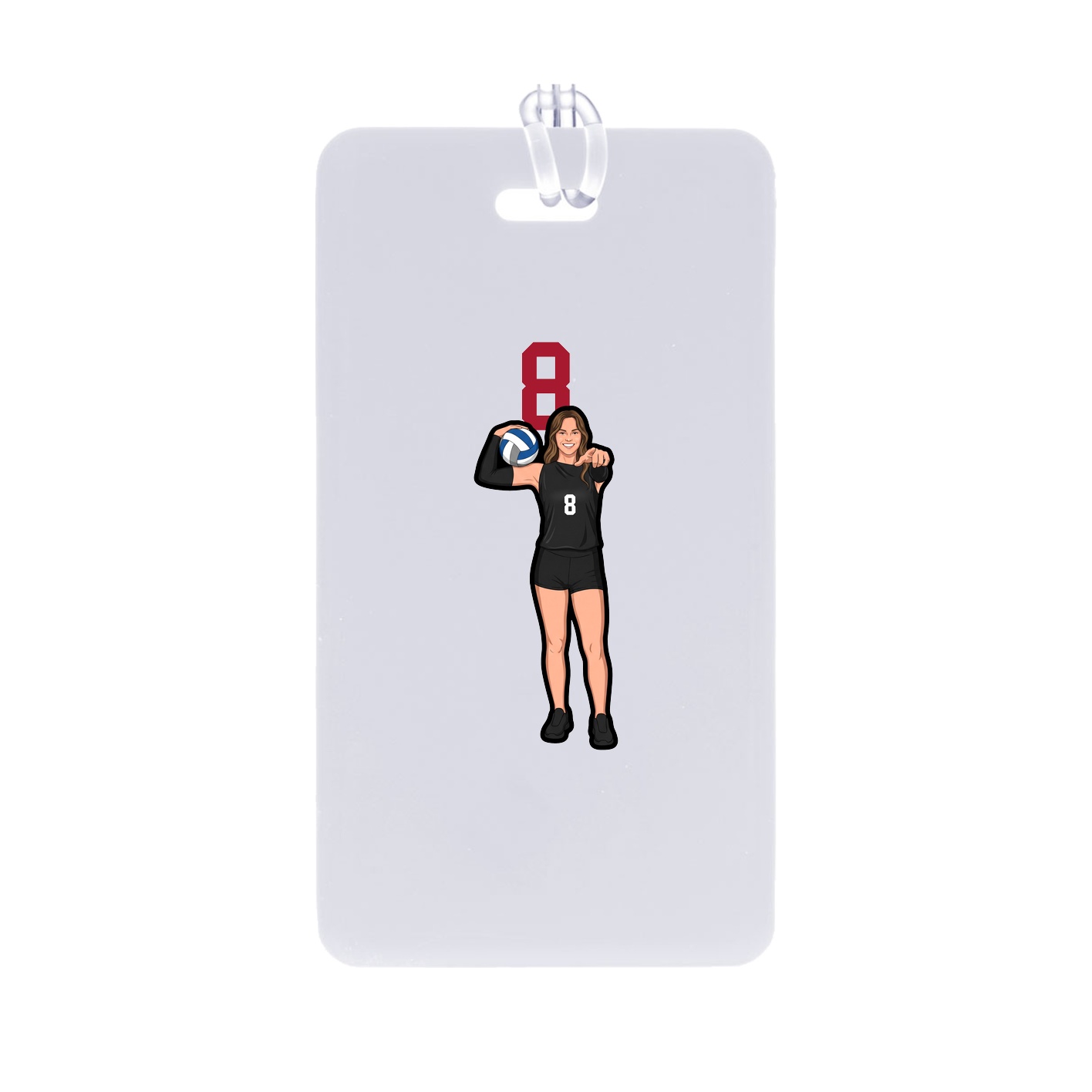 Bag Tag — Number Top in Classic