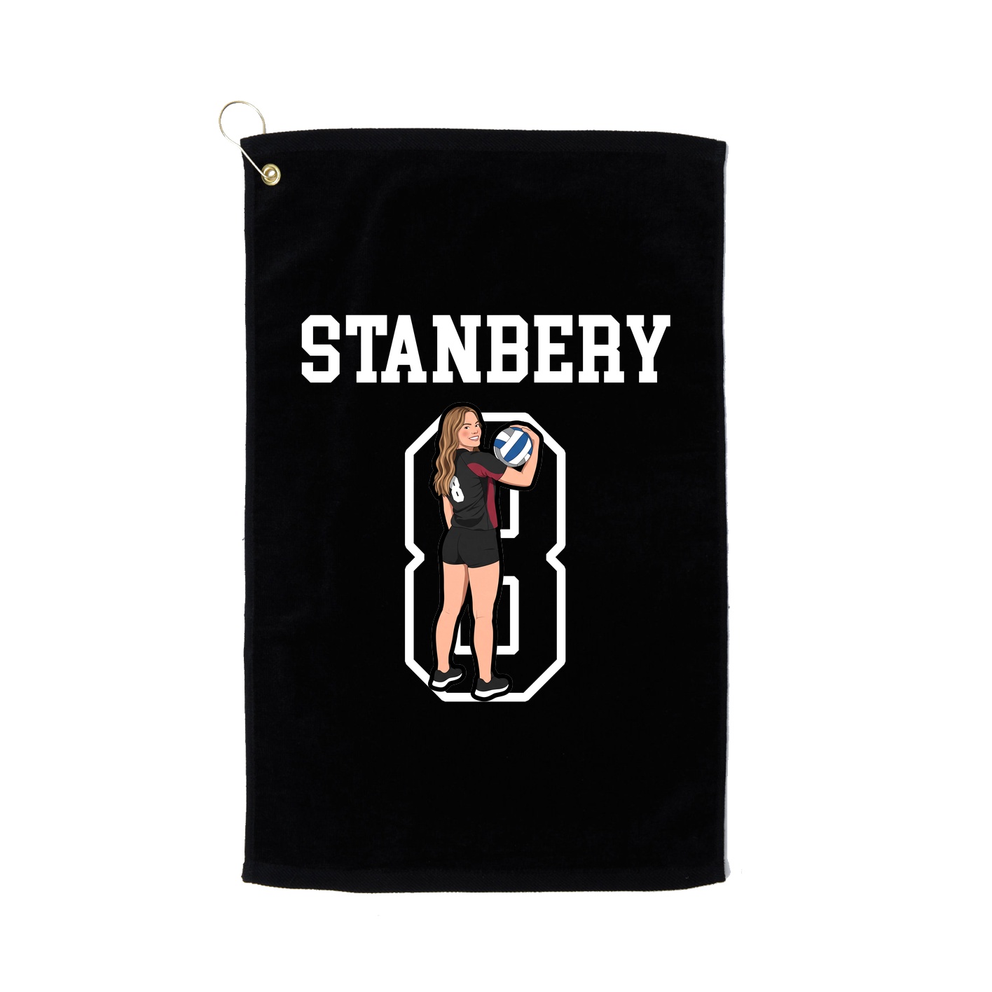 Golf Towel — Shirsey in Black