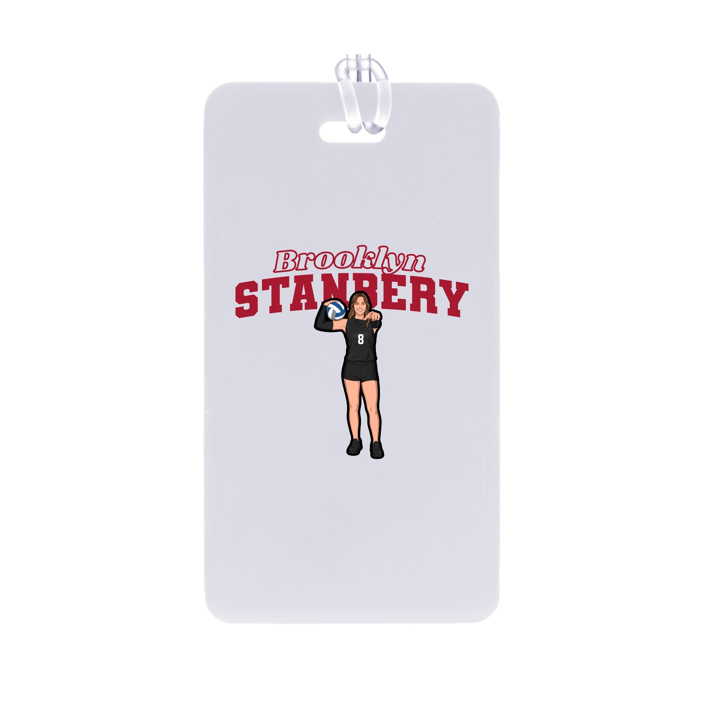 Bag Tag — Name Arch in Classic