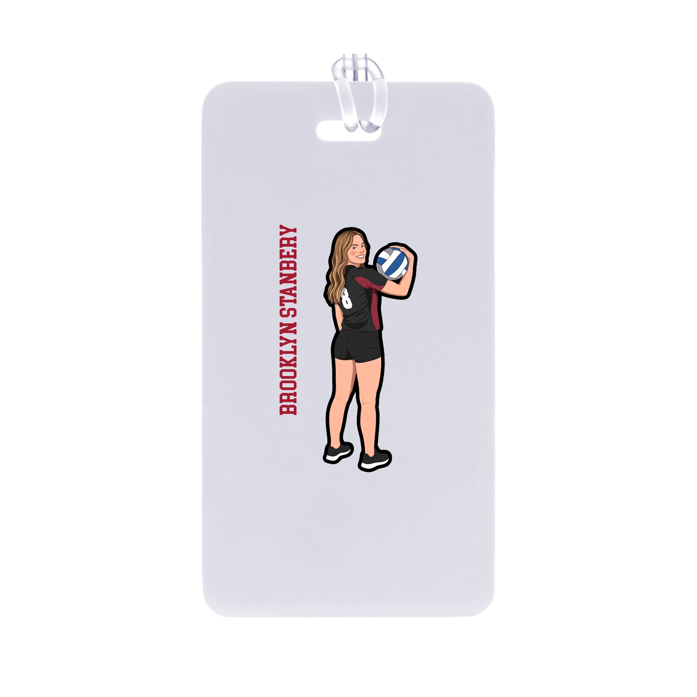 Bag Tag — Name Vertical in Classic