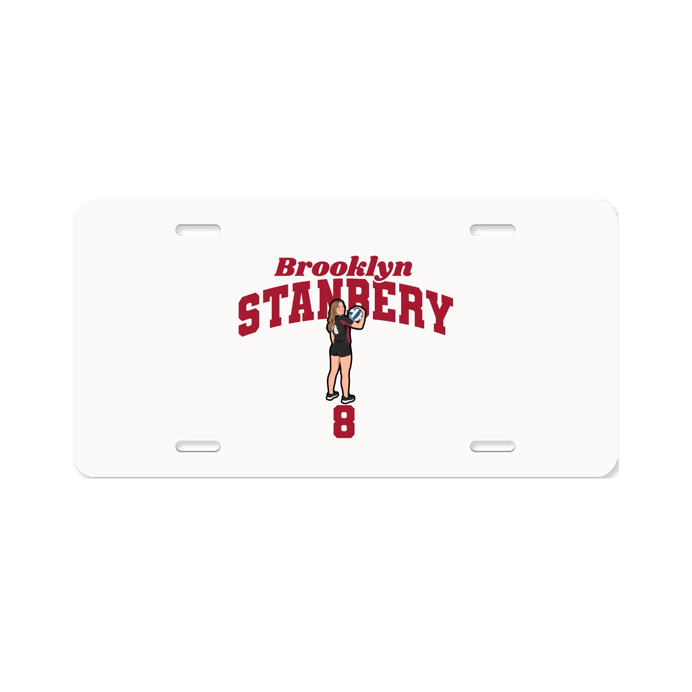 License Plate — Signature Arch in Classic