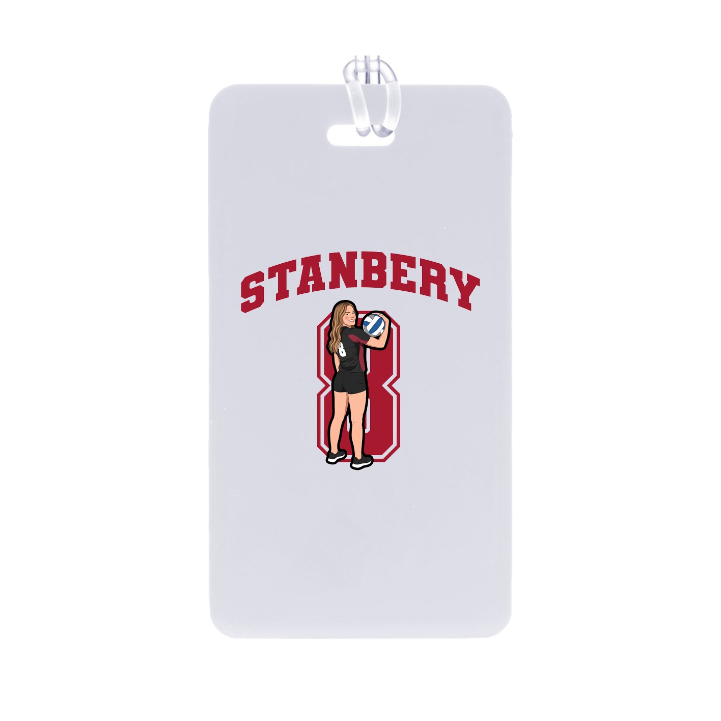 Bag Tag — Number in Classic