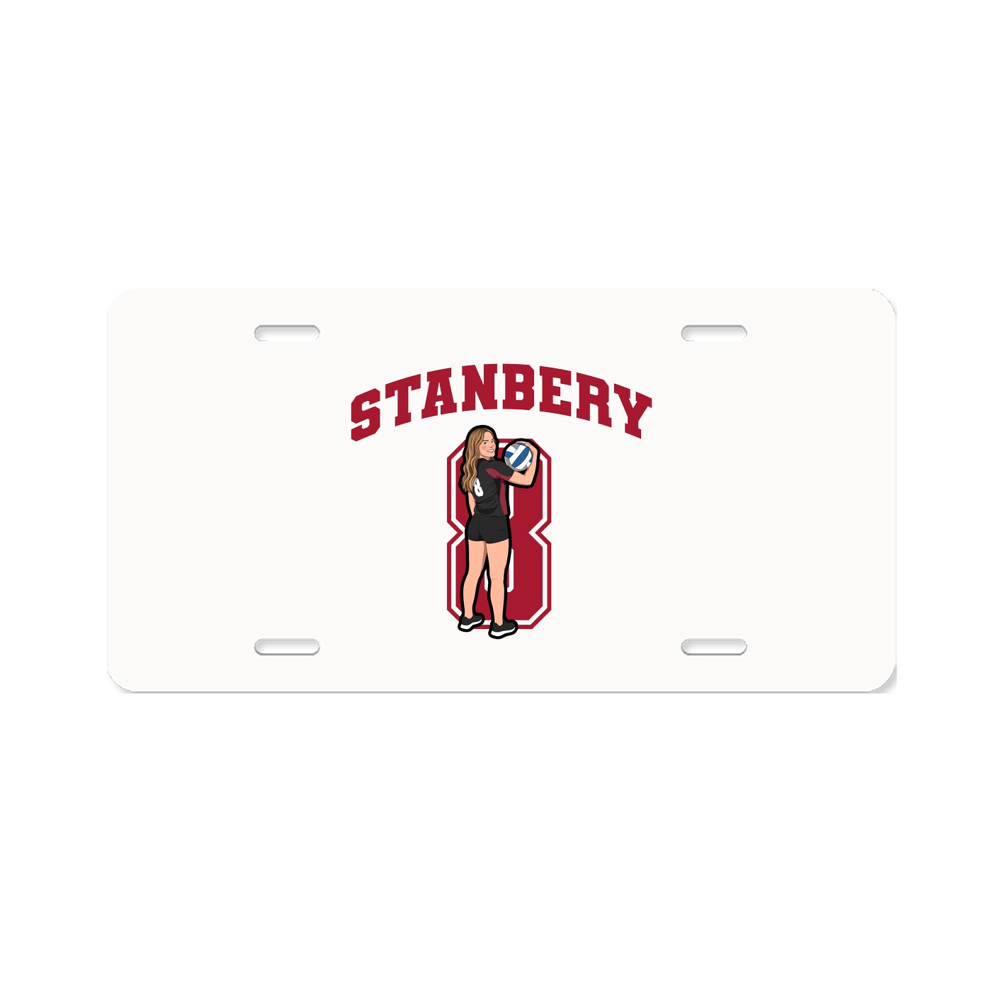 License Plate — Number in Classic
