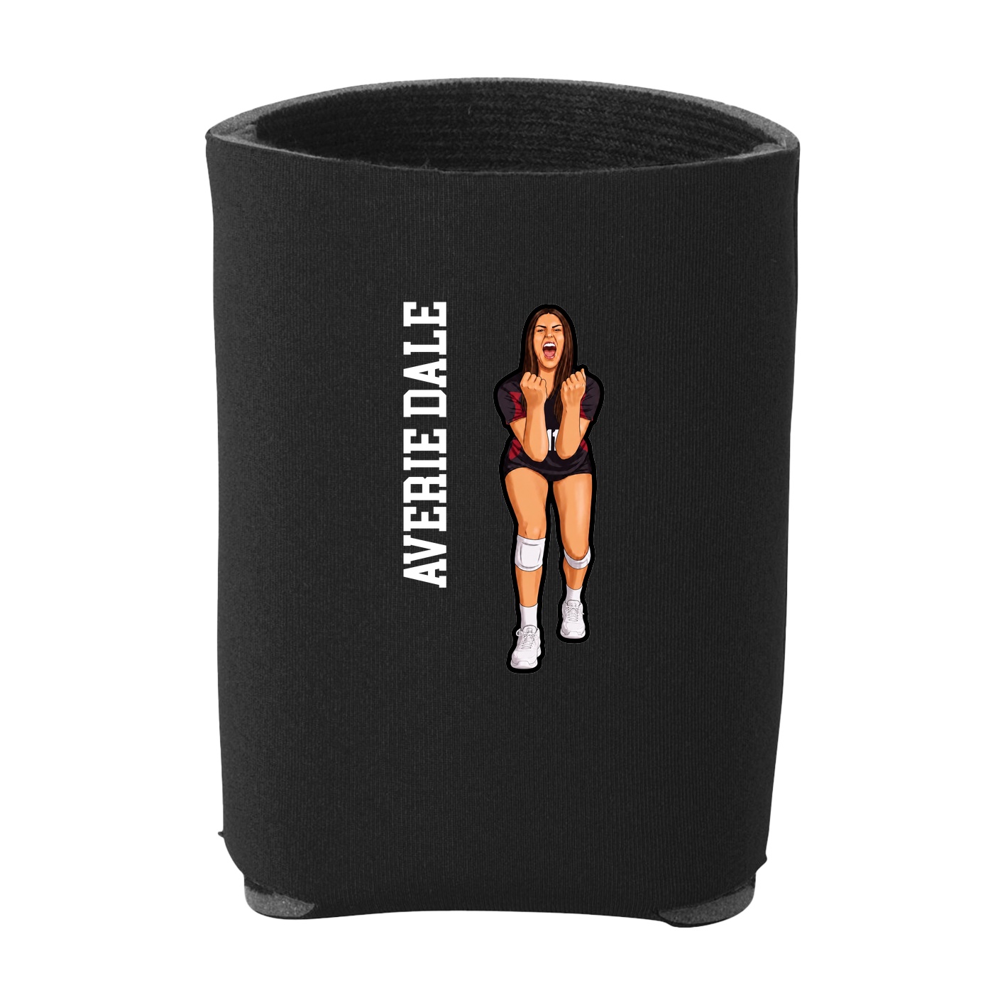 Can Holder — Name Vertical in Black