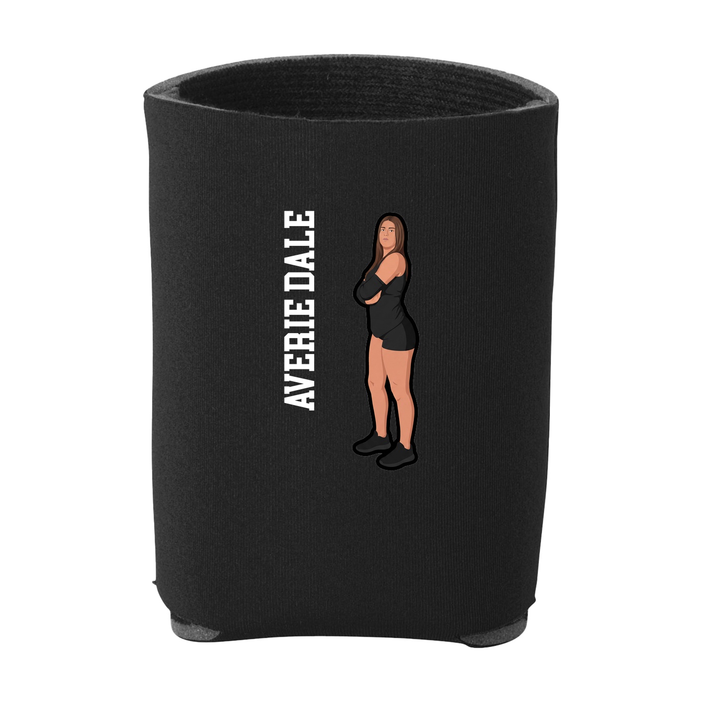 Can Holder — Name Vertical in Black