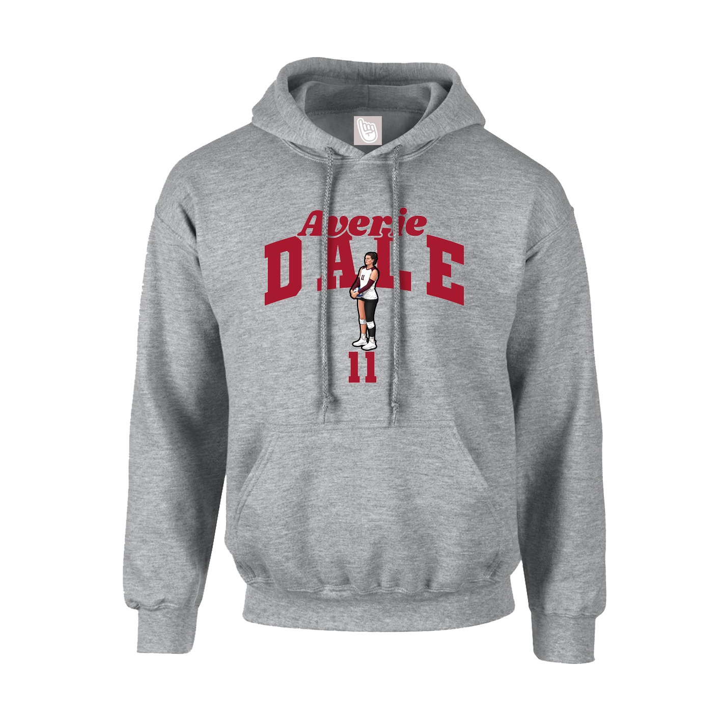 Hoodie — Signature Arch in Grey