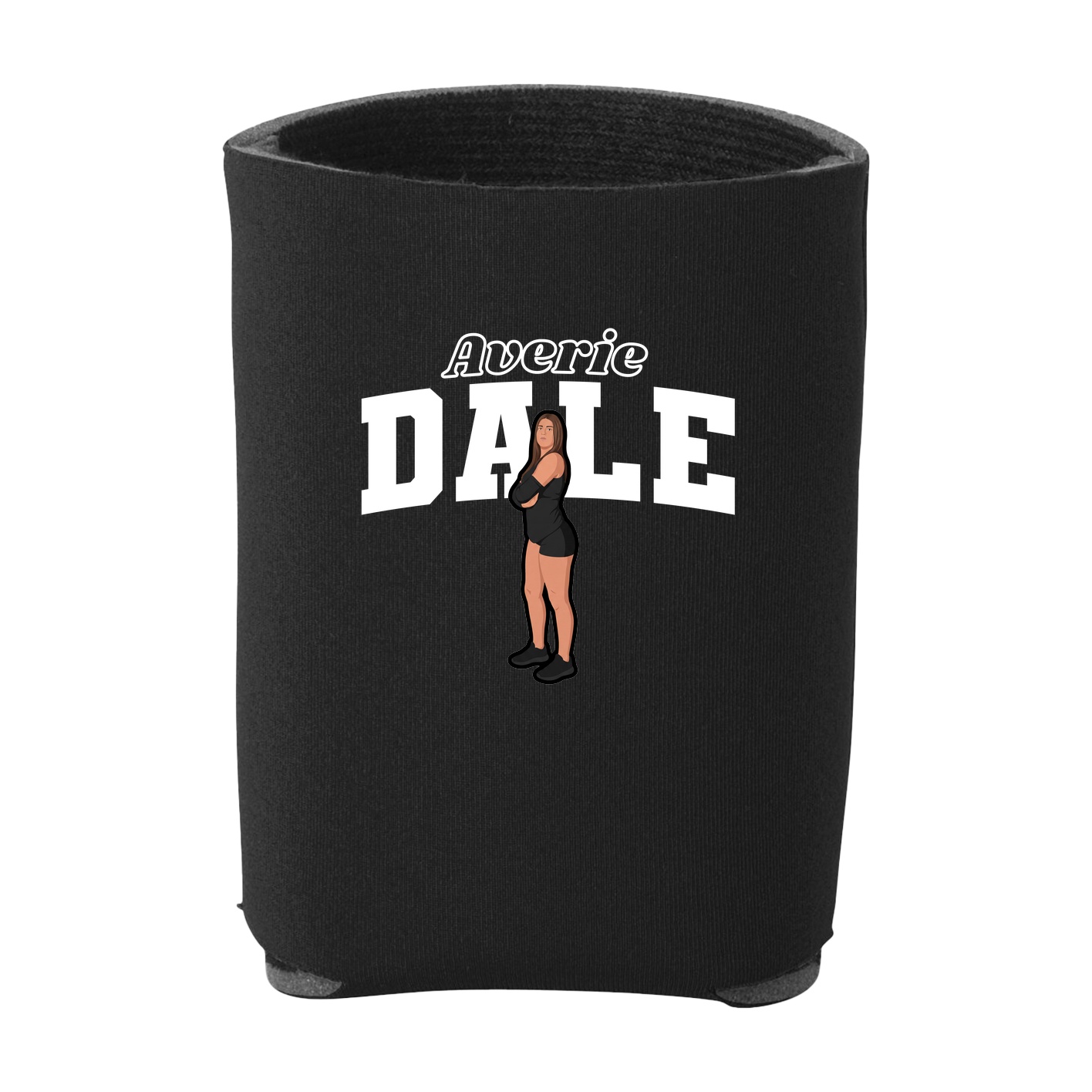 Can Holder — Name Arch in Black
