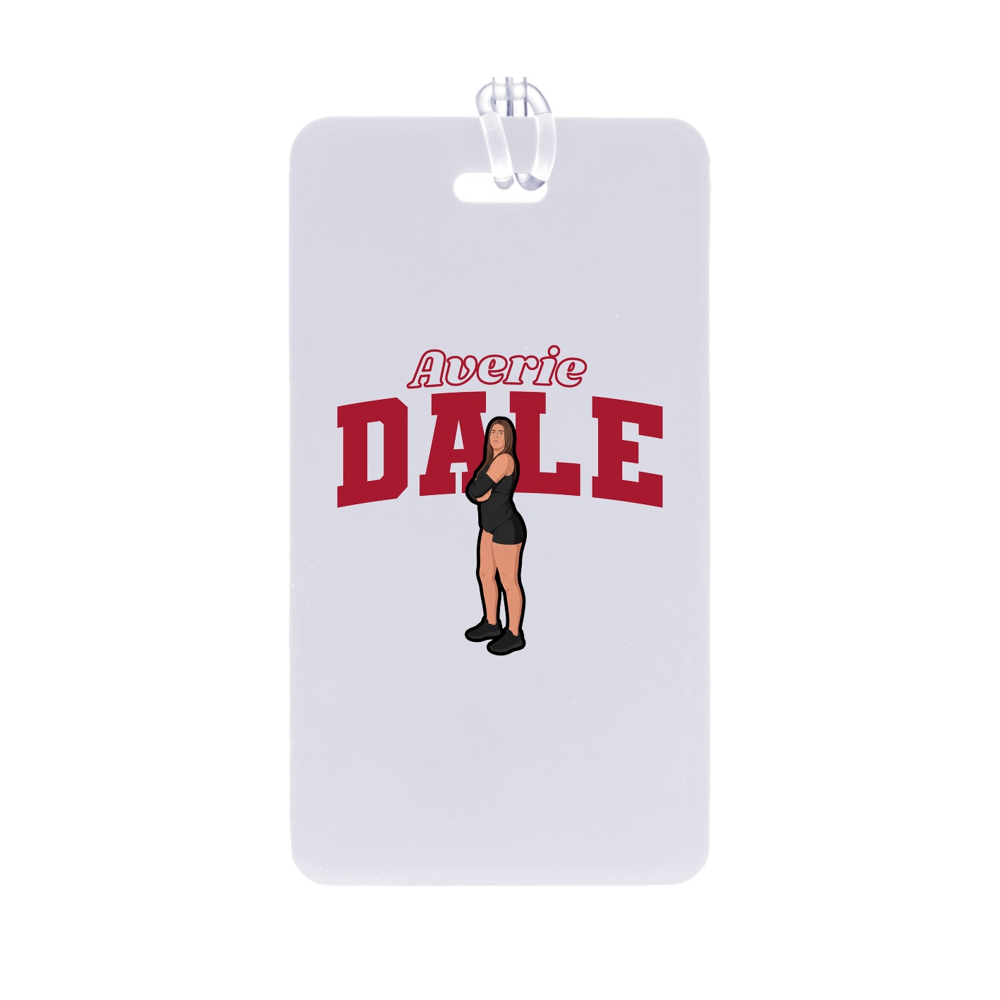 Bag Tag — Name Arch in Classic