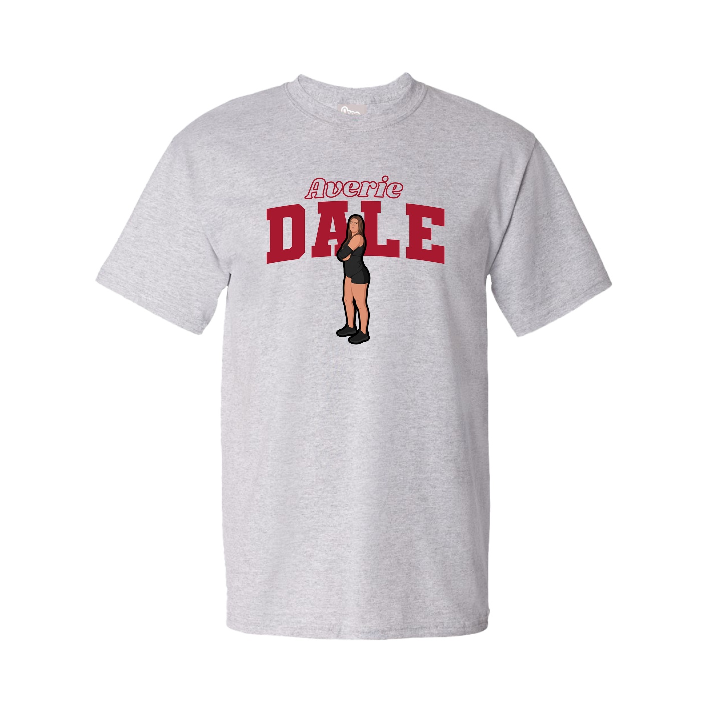 Tee — Name Arch in Grey
