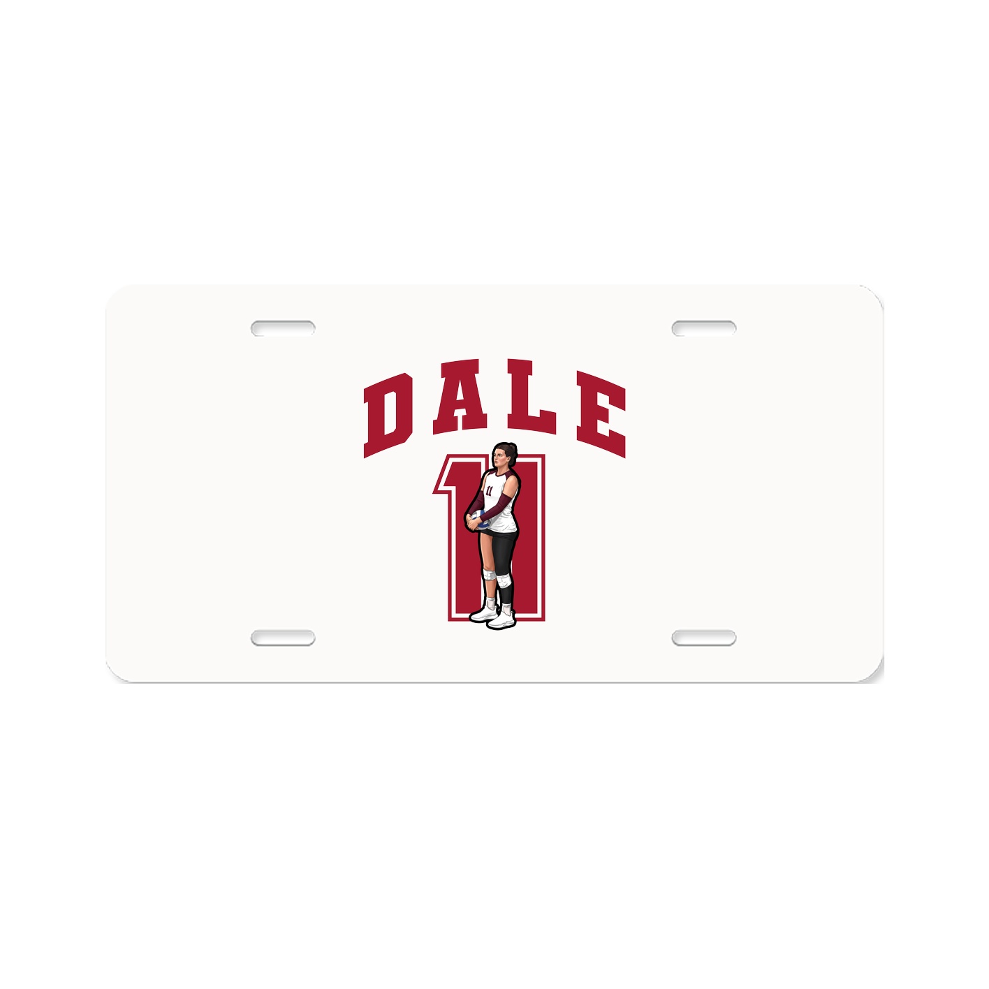 License Plate — Number in Classic