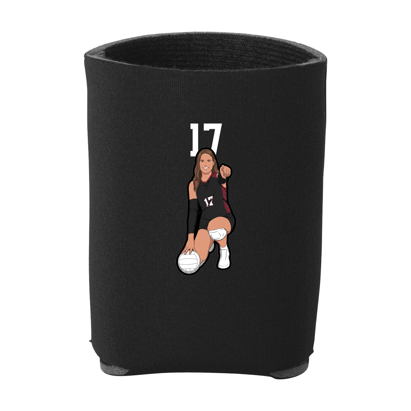 Can Holder — Number Top in Black