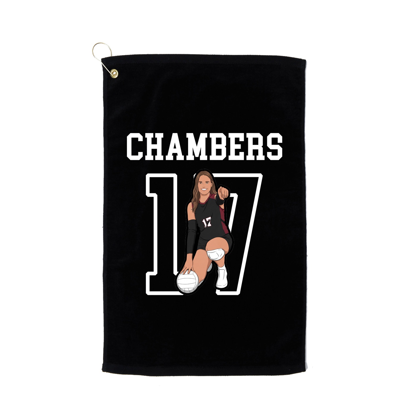 Golf Towel — Shirsey in Black