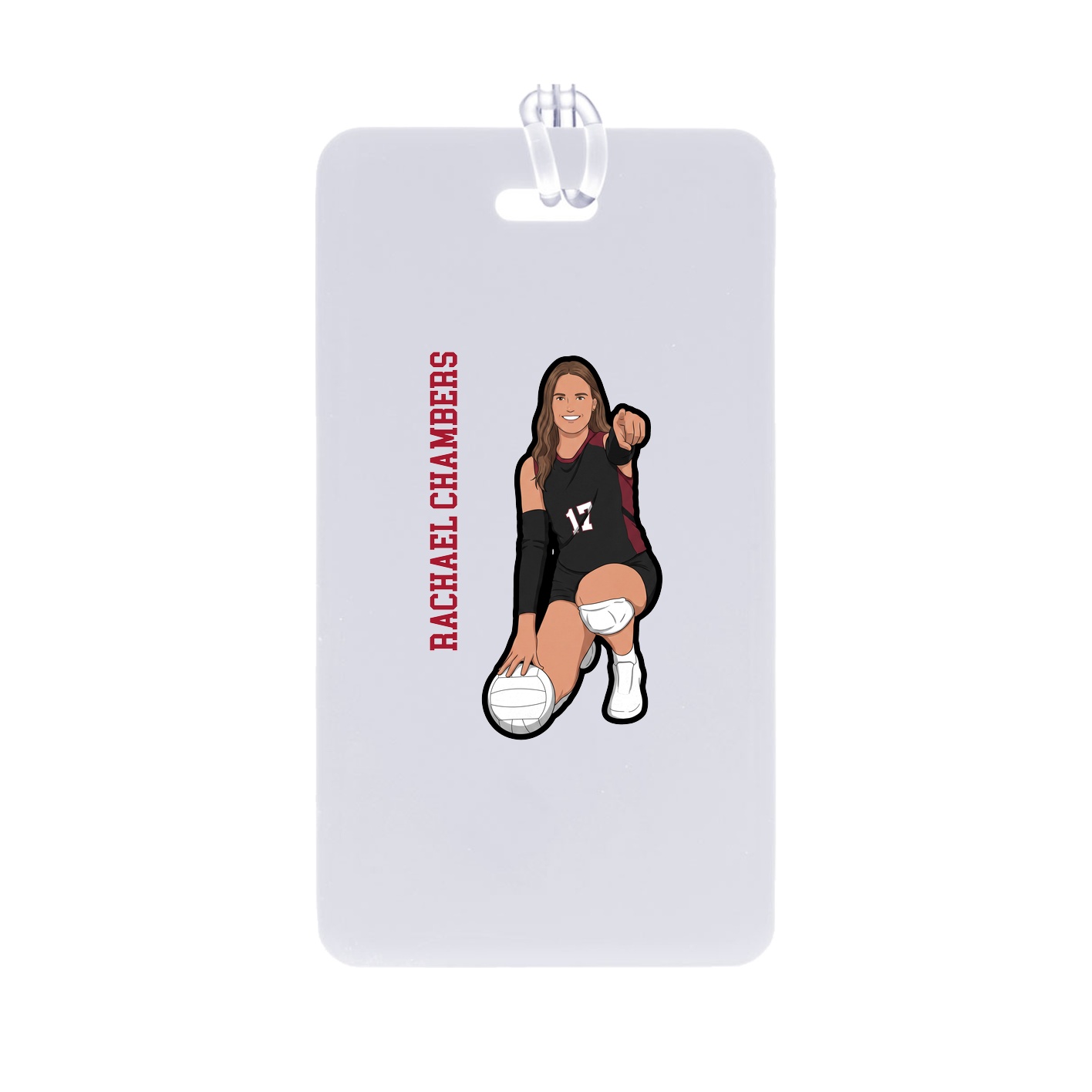 Bag Tag — Name Vertical in Classic