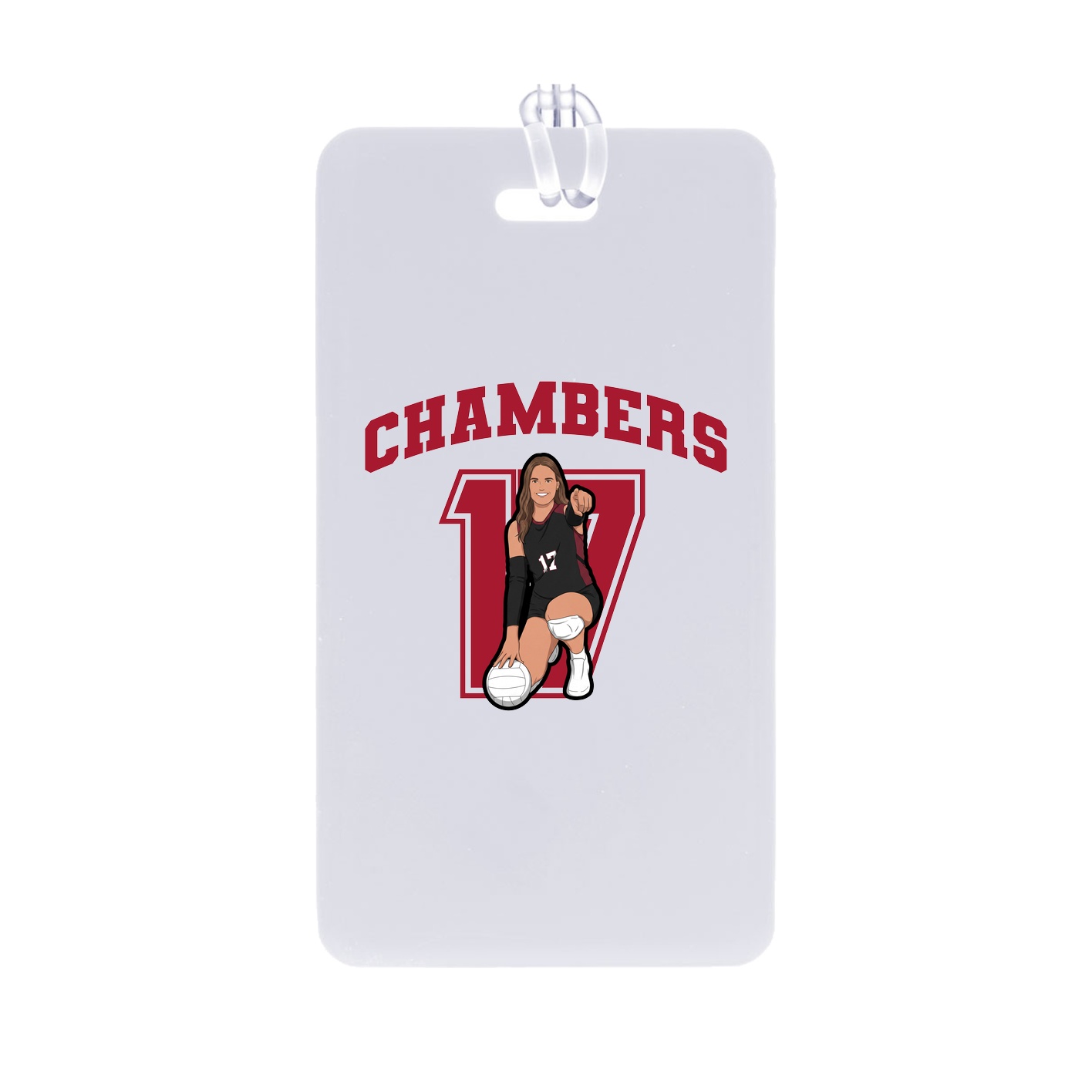Bag Tag — Number in Classic