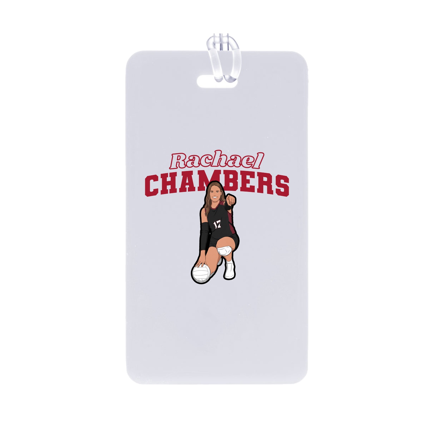 Bag Tag — Name Arch in Classic