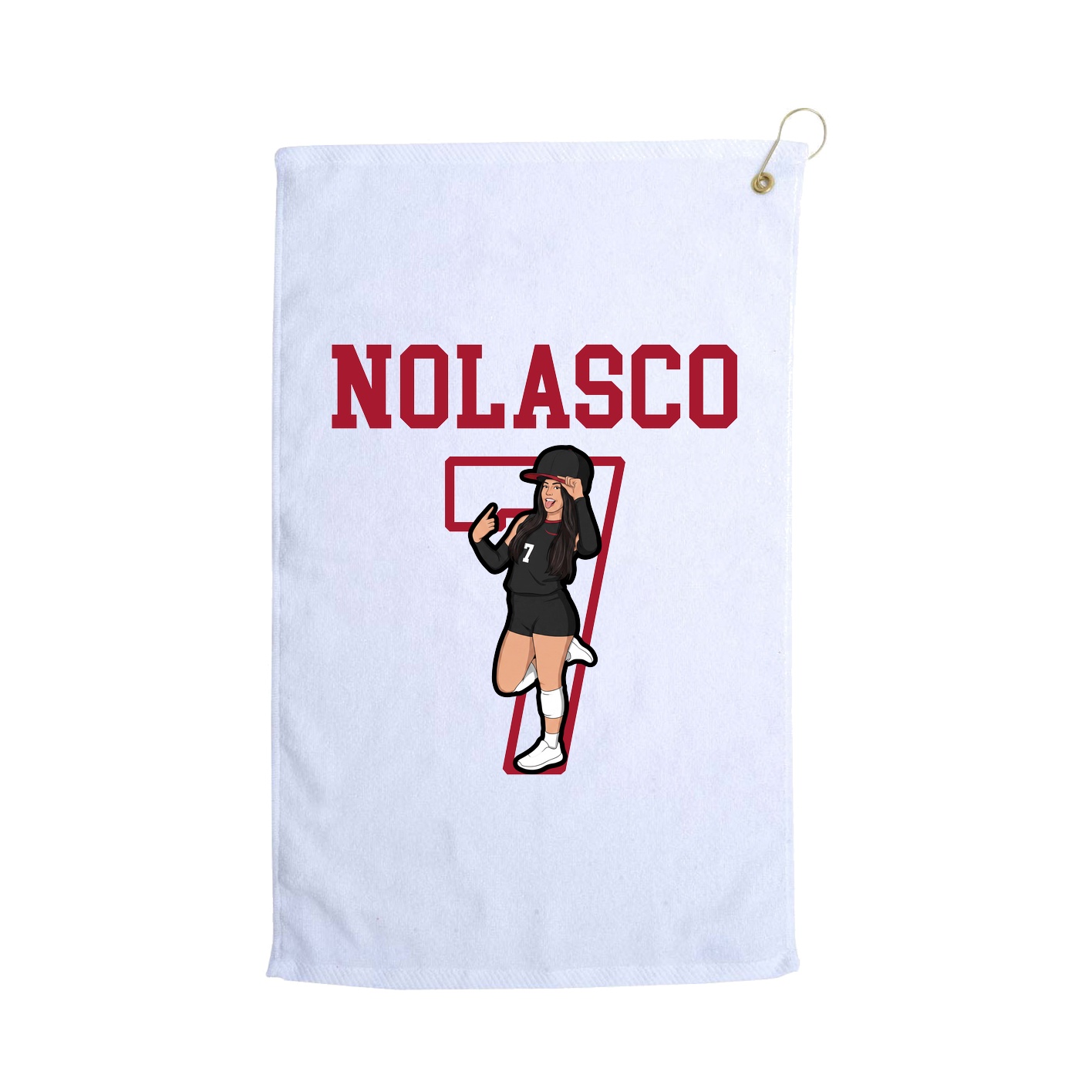 Golf Towel — Shirsey in White