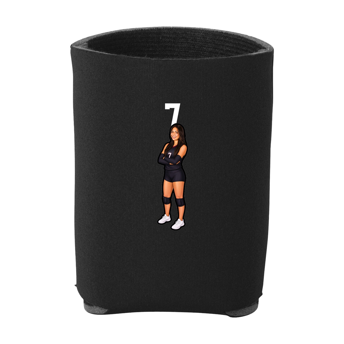 Can Holder — Number Top in Black