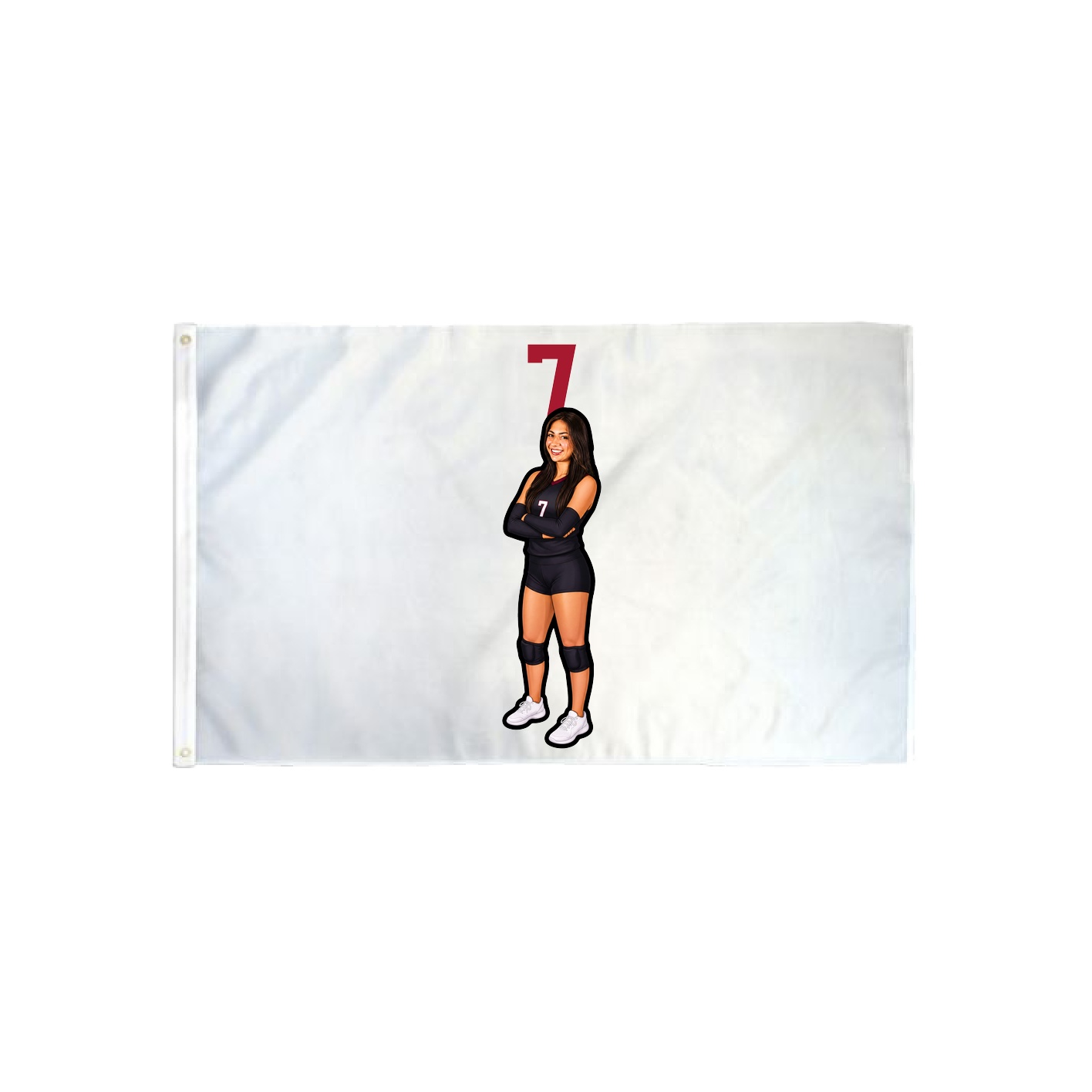 3x5 Flag — Number Top in Classic