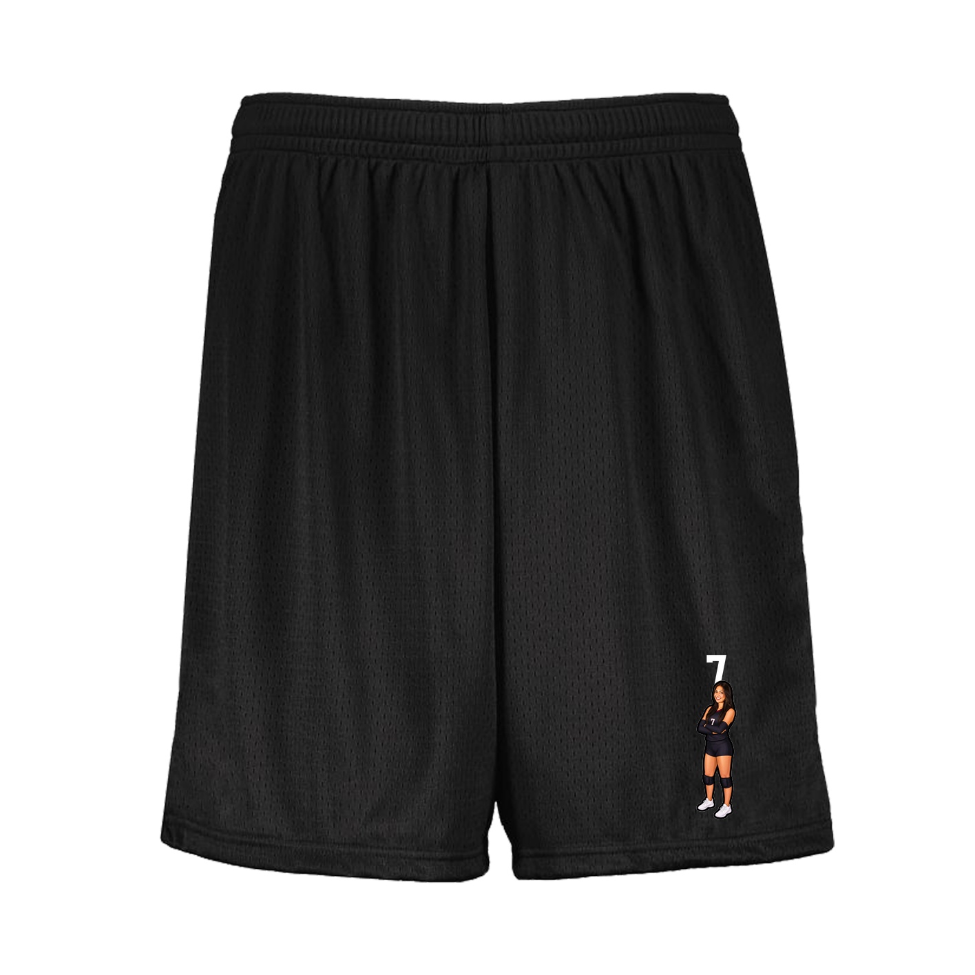 Shorts — Number Top in Black